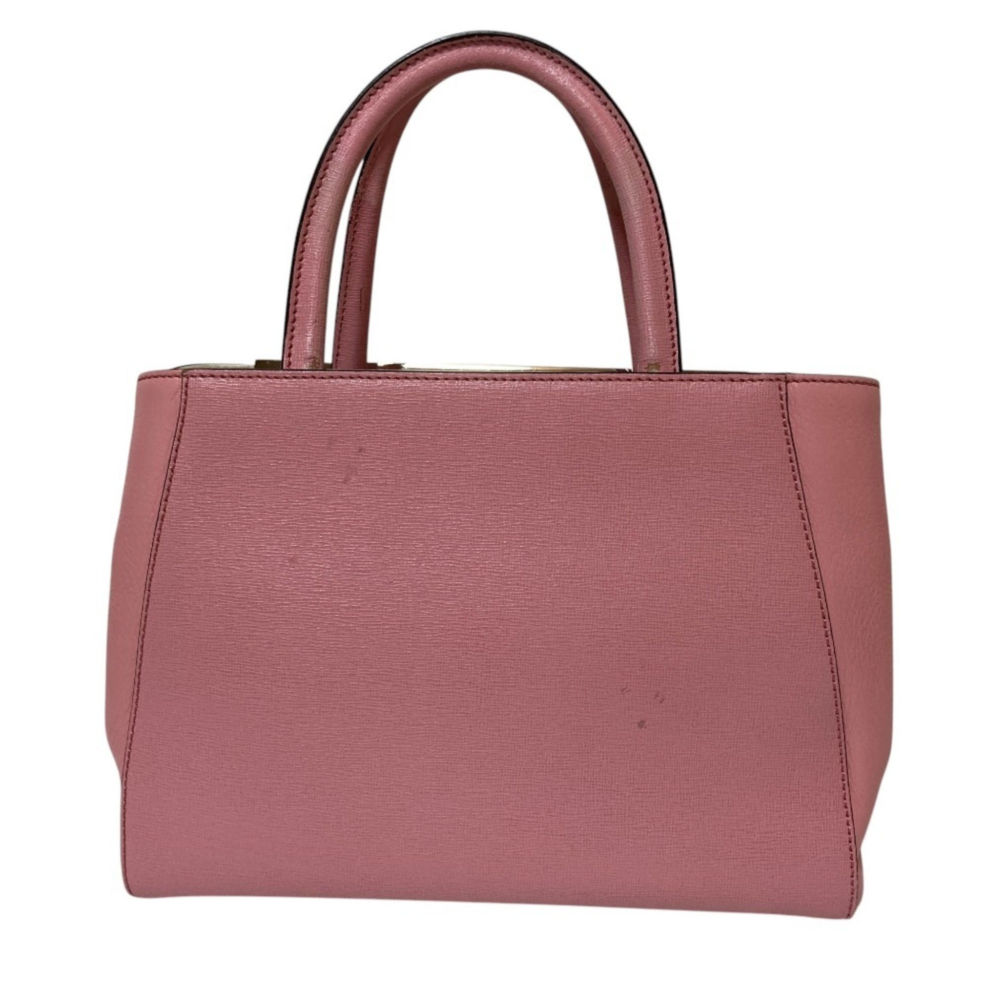 Fendi Pink Leather Handbag (Pre-Owned)