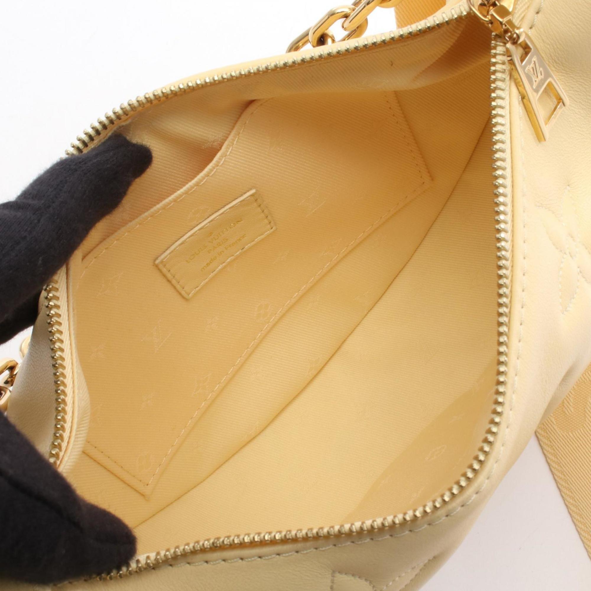 Louis Vuitton Yellow Leather Handbag (Pre-Owned)