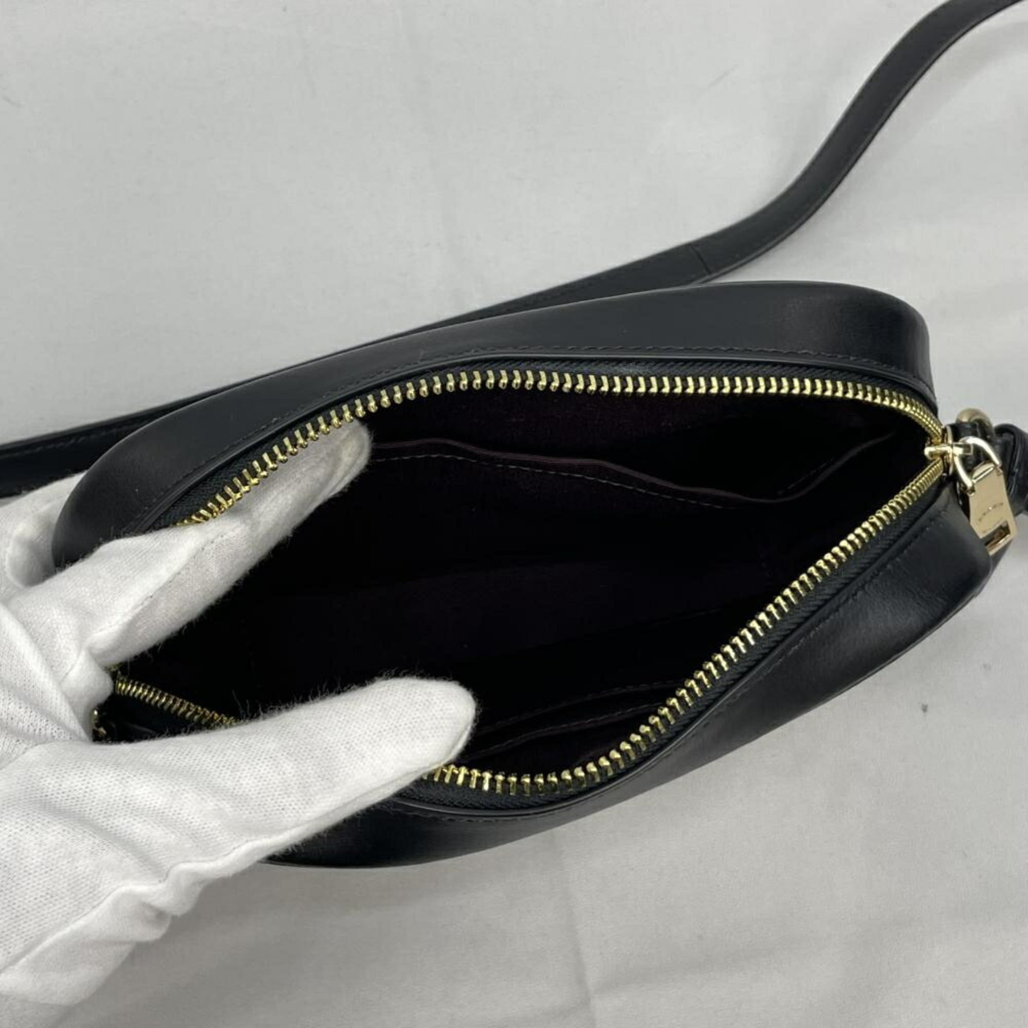 Coach Beige Signature Line Shoulder Bag (Pre-Owned)