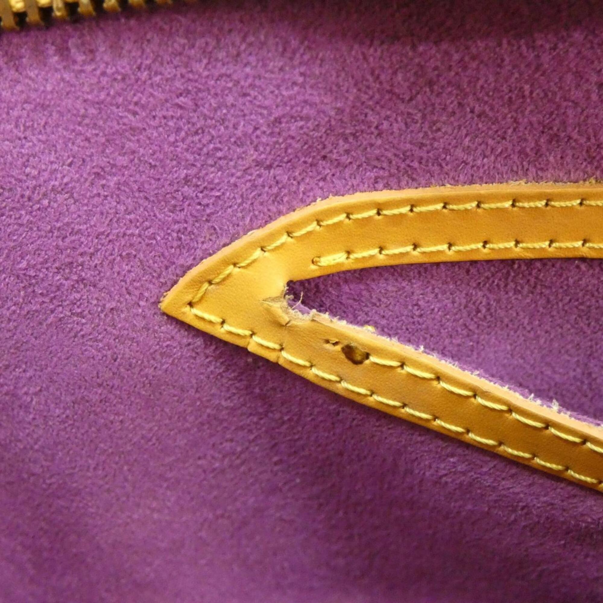 Louis Vuitton Yellow Leather Handbag (Pre-Owned)