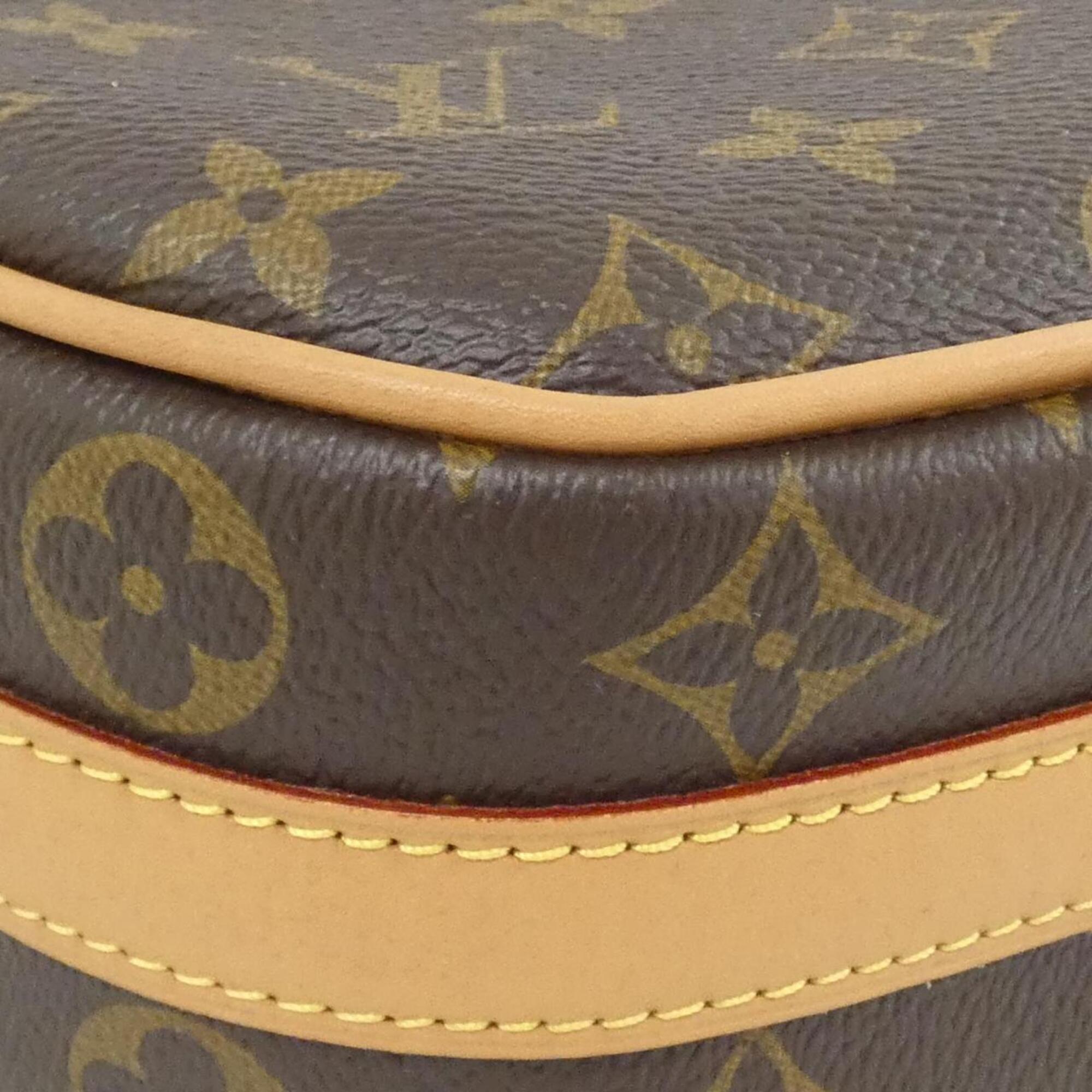 Louis Vuitton Marron Coated Canvas Shoulder Bag (Pre-Owned)