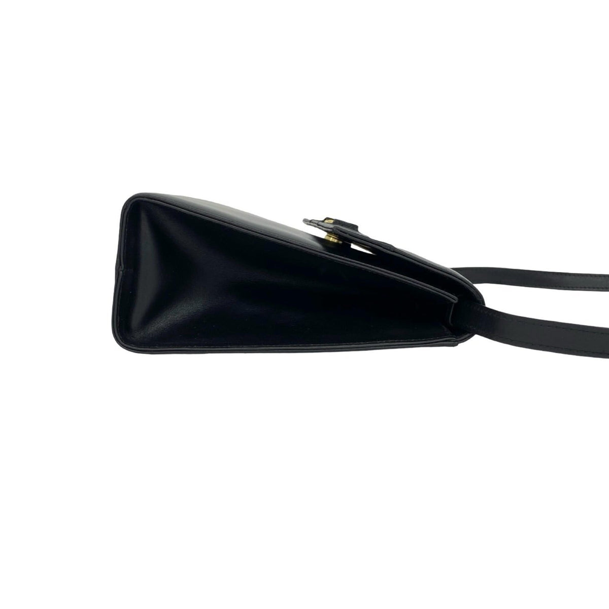 Salvatore Ferragamo Black Leather Shoulder Bag (Pre-Owned)