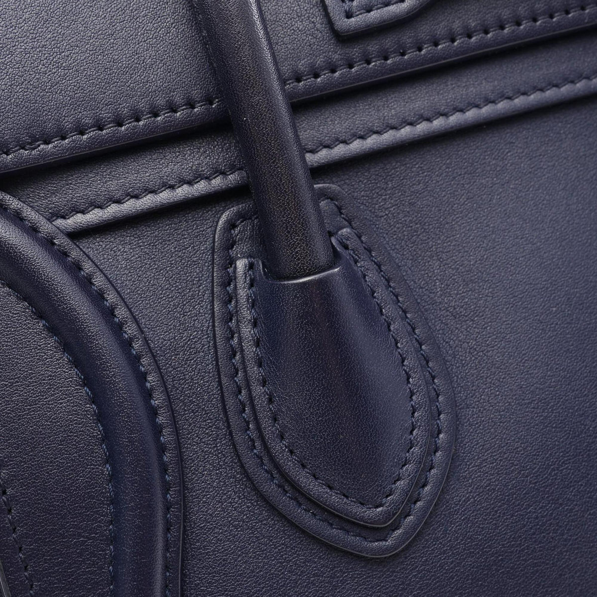 Celine Navy Leather Handbag (Pre-Owned)