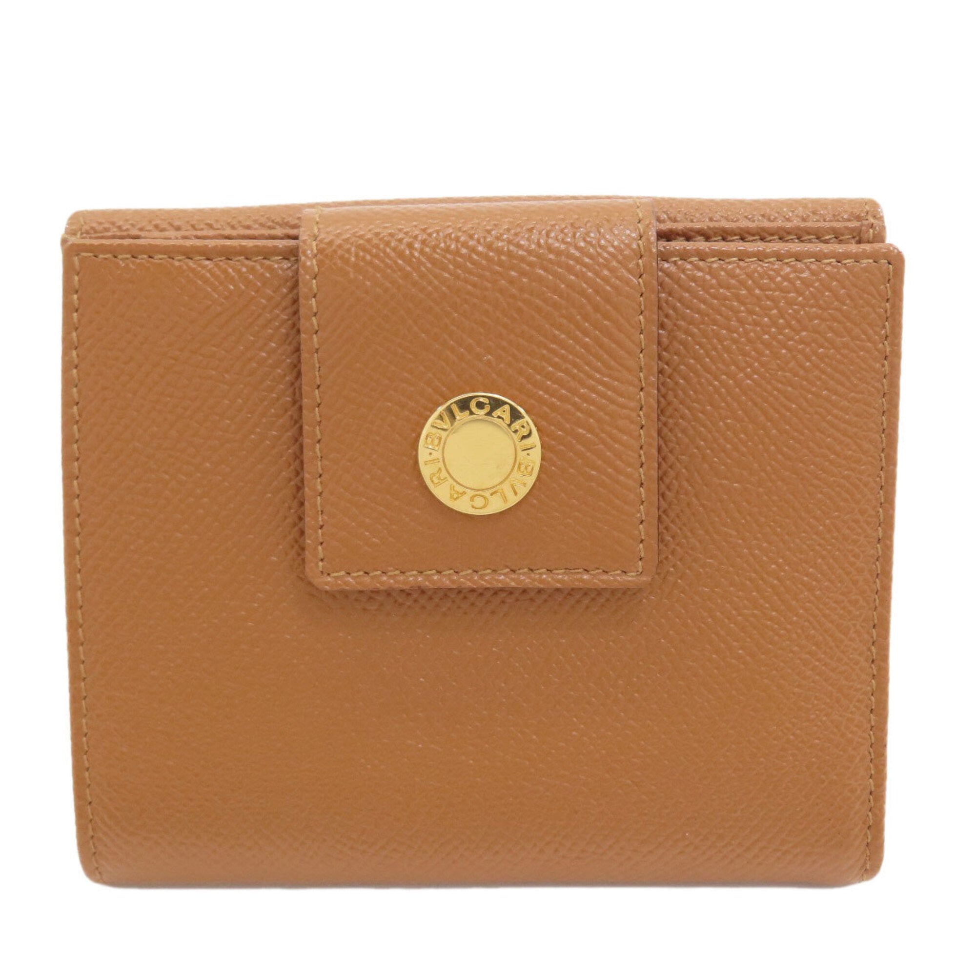 Bvlgari Brown Leather Wallet (Bi-Fold) (Pre-Owned)