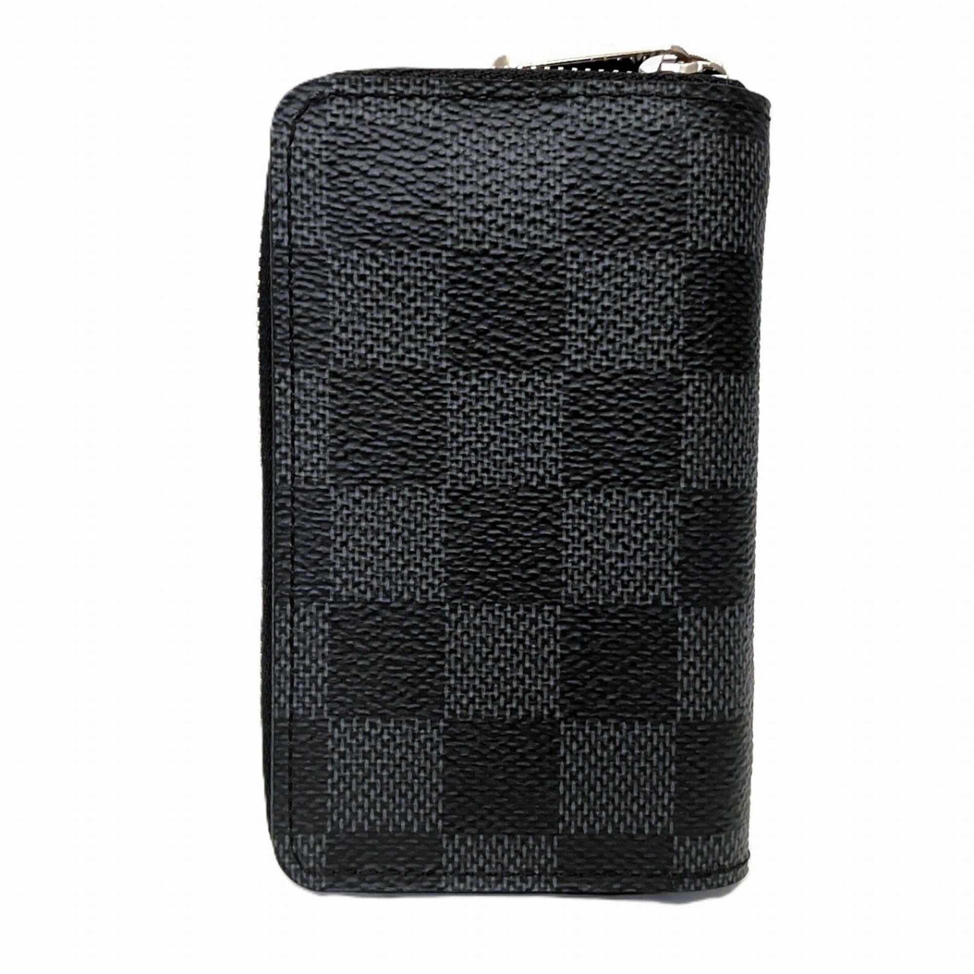 Louis Vuitton Black Damier Graphite Coin Purse/Coin Case (Pre-Owned)