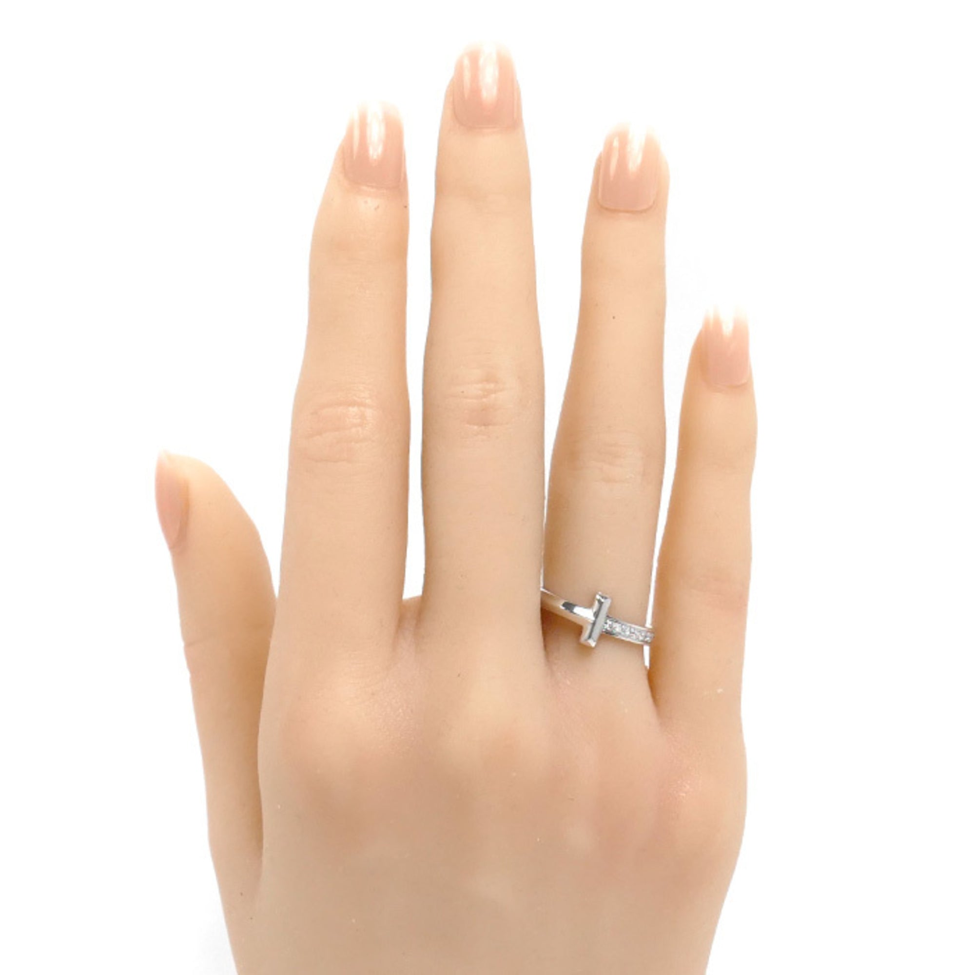 Tiffany White Gold (18K) Band Ring (Pre-Owned)