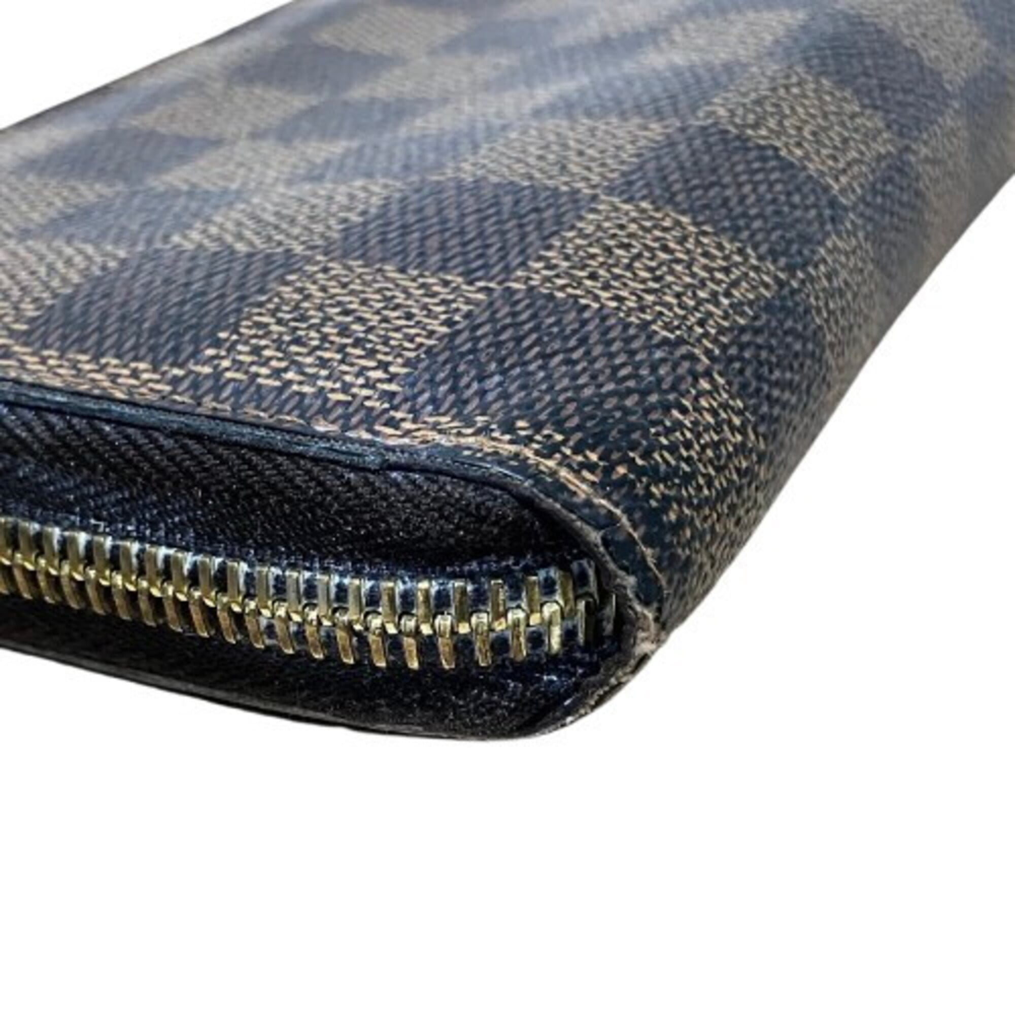 Louis Vuitton Damier Brown Pvc Long Wallet (Bi-Fold) (Pre-Owned)