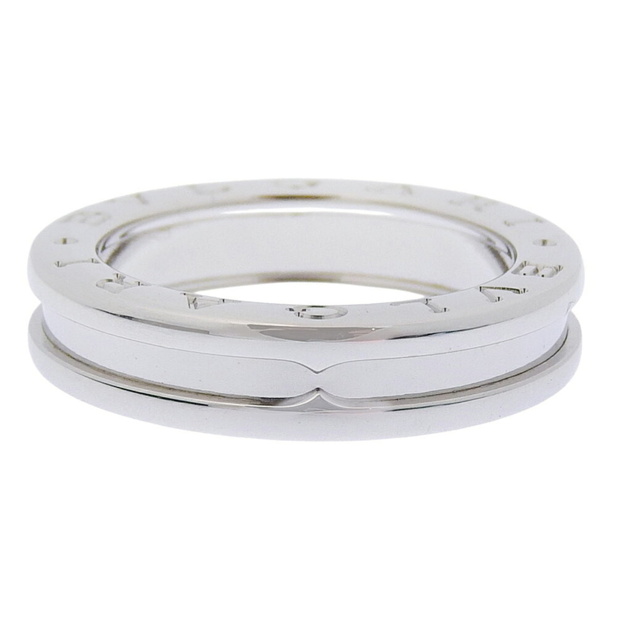 Bvlgari White Gold White Gold (18K) Band Ring (Pre-Owned)