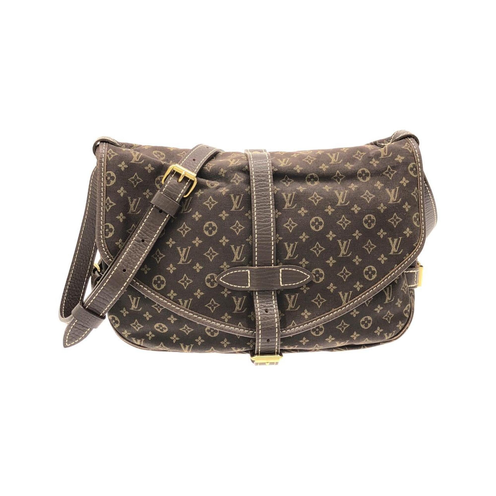 Louis Vuitton Brown Canvas Shoulder Bag (Pre-Owned)