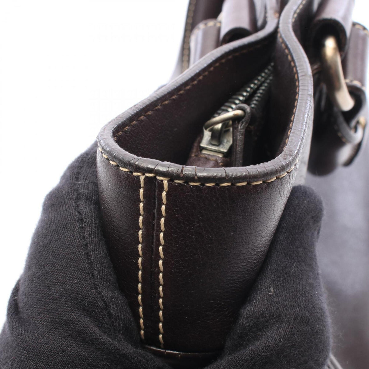 Celine Brown Leather Handbag (Pre-Owned)