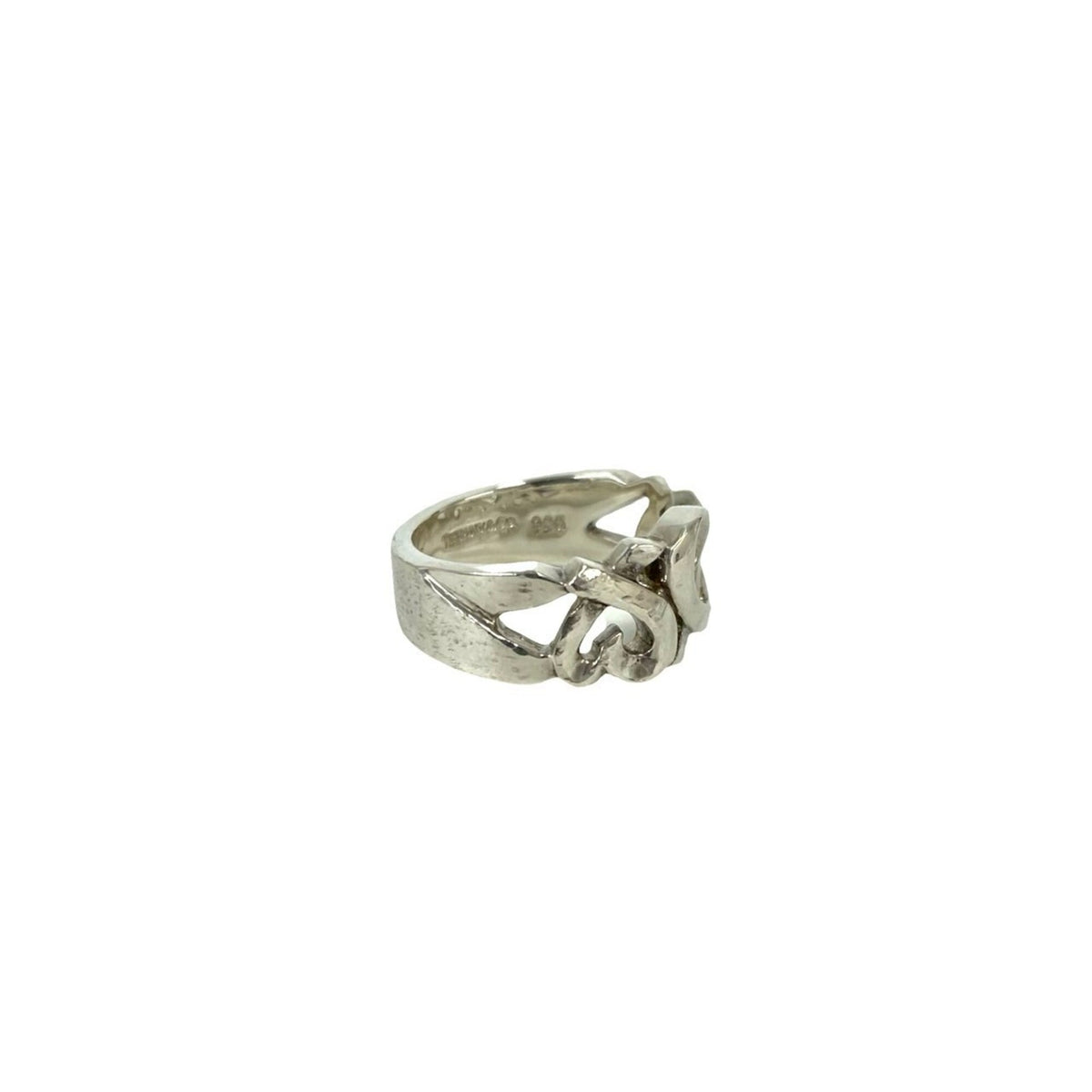 Tiffany Silver Silver 925 Band Ring (Pre-Owned)