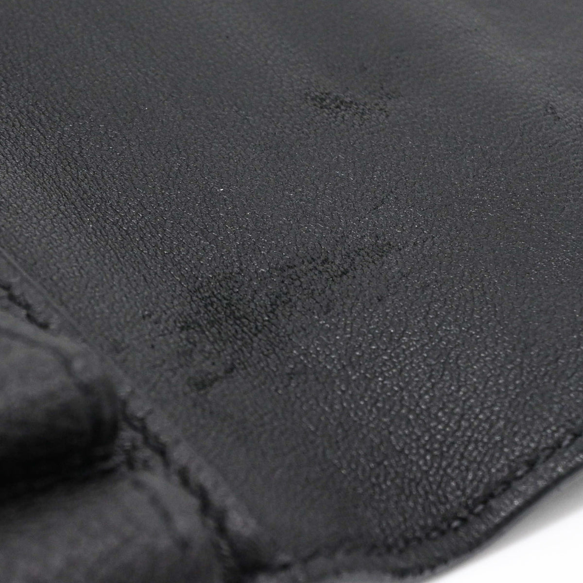 Hermes Black Evercalf Leather Wallet (Bi-Fold) (Pre-Owned)