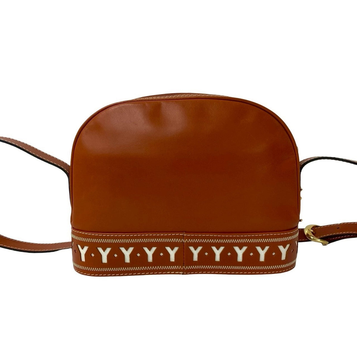 Yves Saint Laurent Brown Leather Shoulder Bag (Pre-Owned)
