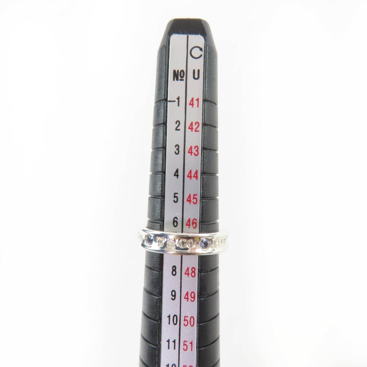Tiffany Silver Silver 925 Band Ring (Pre-Owned)