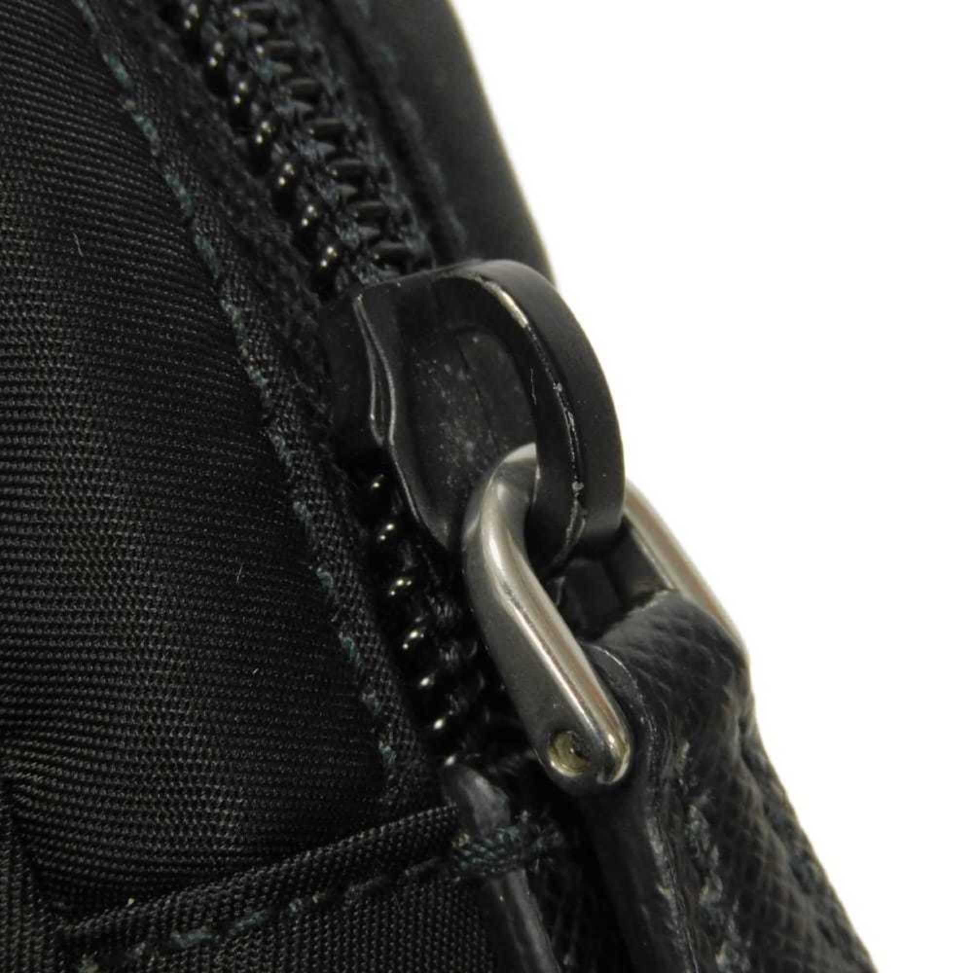 Prada Black Nero Vela Nylon Clutch Bag Pouch (Pre-Owned)