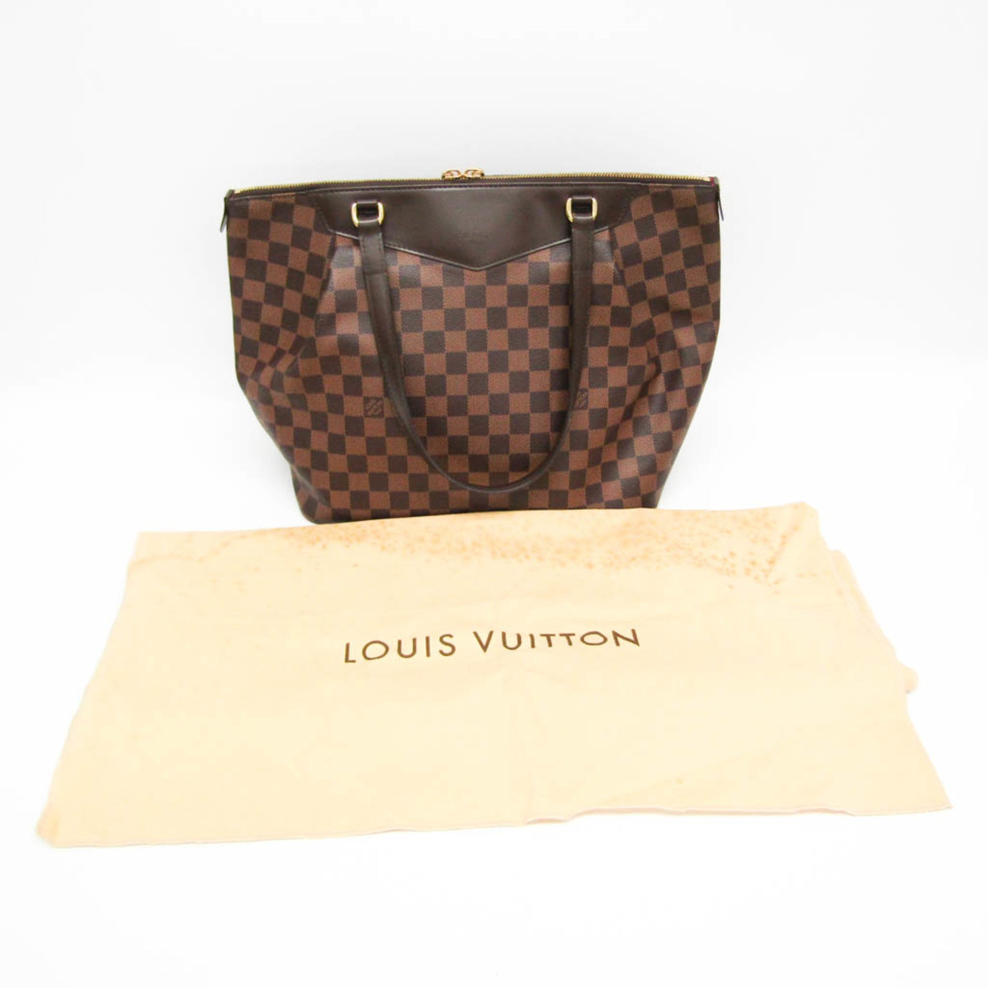 Louis Vuitton Damier Ebene Damier Canvas Tote Bag (Pre-Owned)