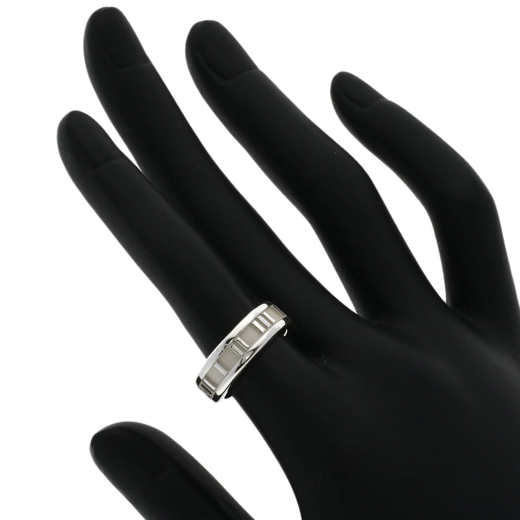 Tiffany Atlas Silver Band Ring (Pre-Owned)