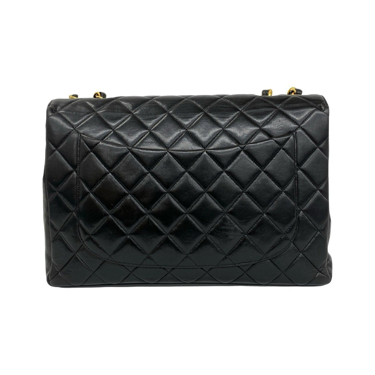 Chanel Black Leather Shoulder Bag (Pre-Owned)