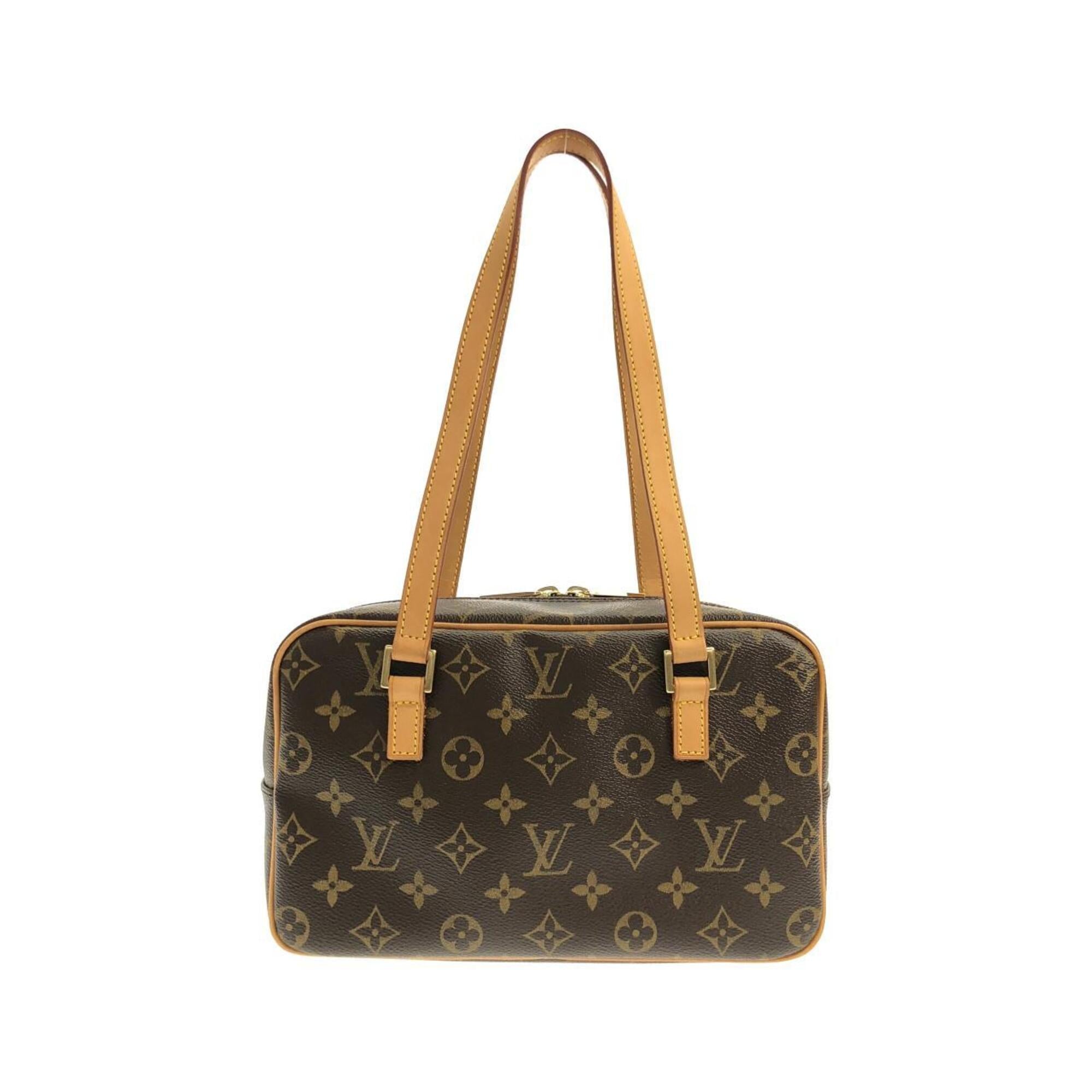 Louis Vuitton Marron Coated Canvas Shoulder Bag (Pre-Owned)