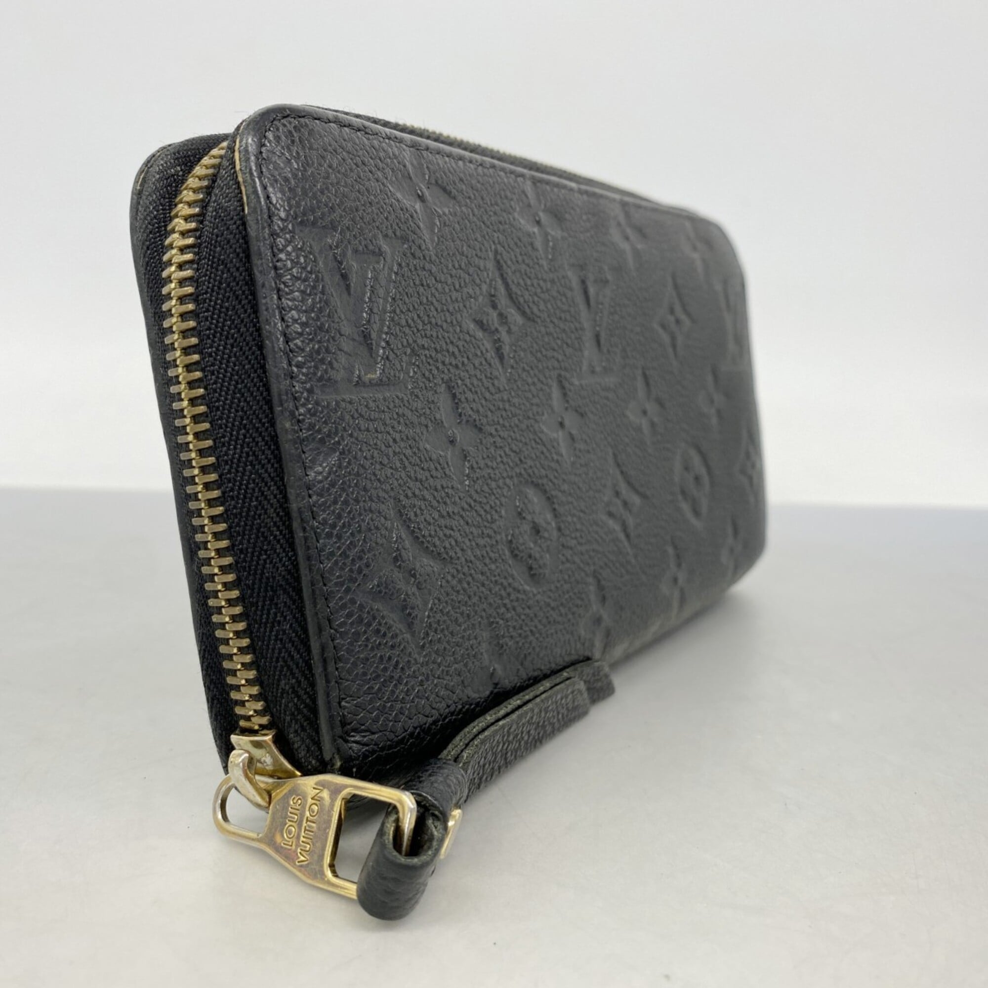 Louis Vuitton Noir Long Wallet (Bi-Fold) (Pre-Owned)