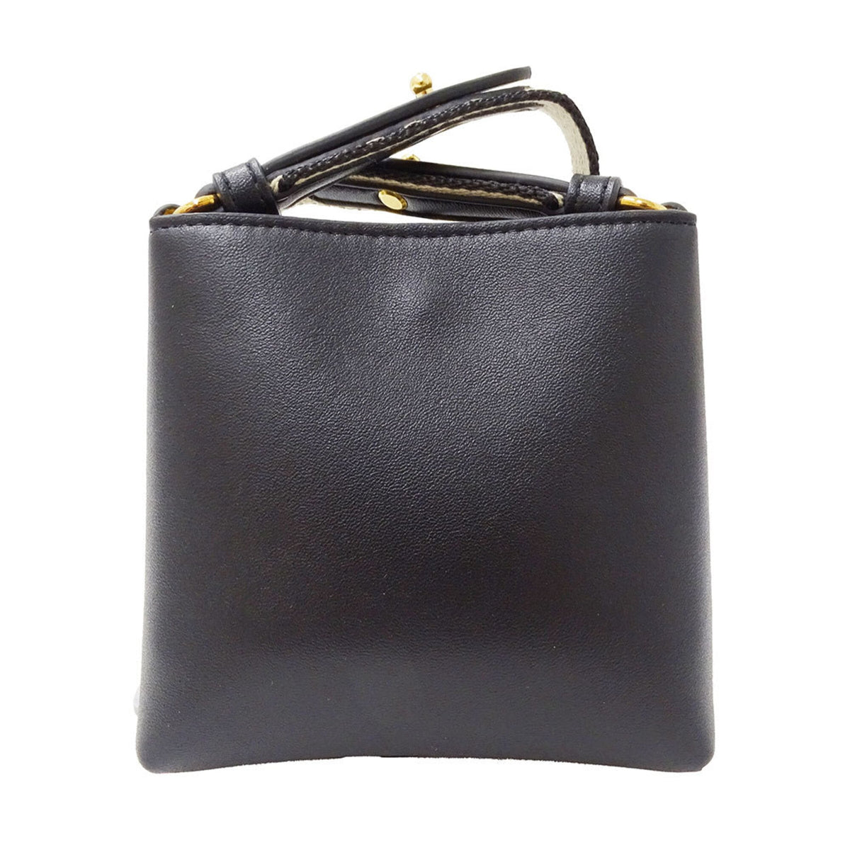 Stella Mccartney Black Leather Shoulder Bag (Pre-Owned)