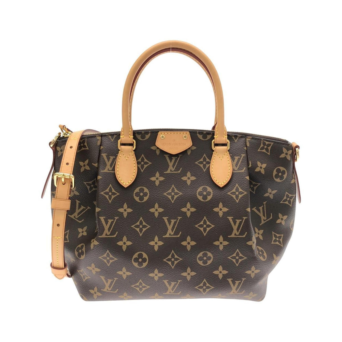 Louis Vuitton Brown Coated Canvas Handbag (Pre-Owned)