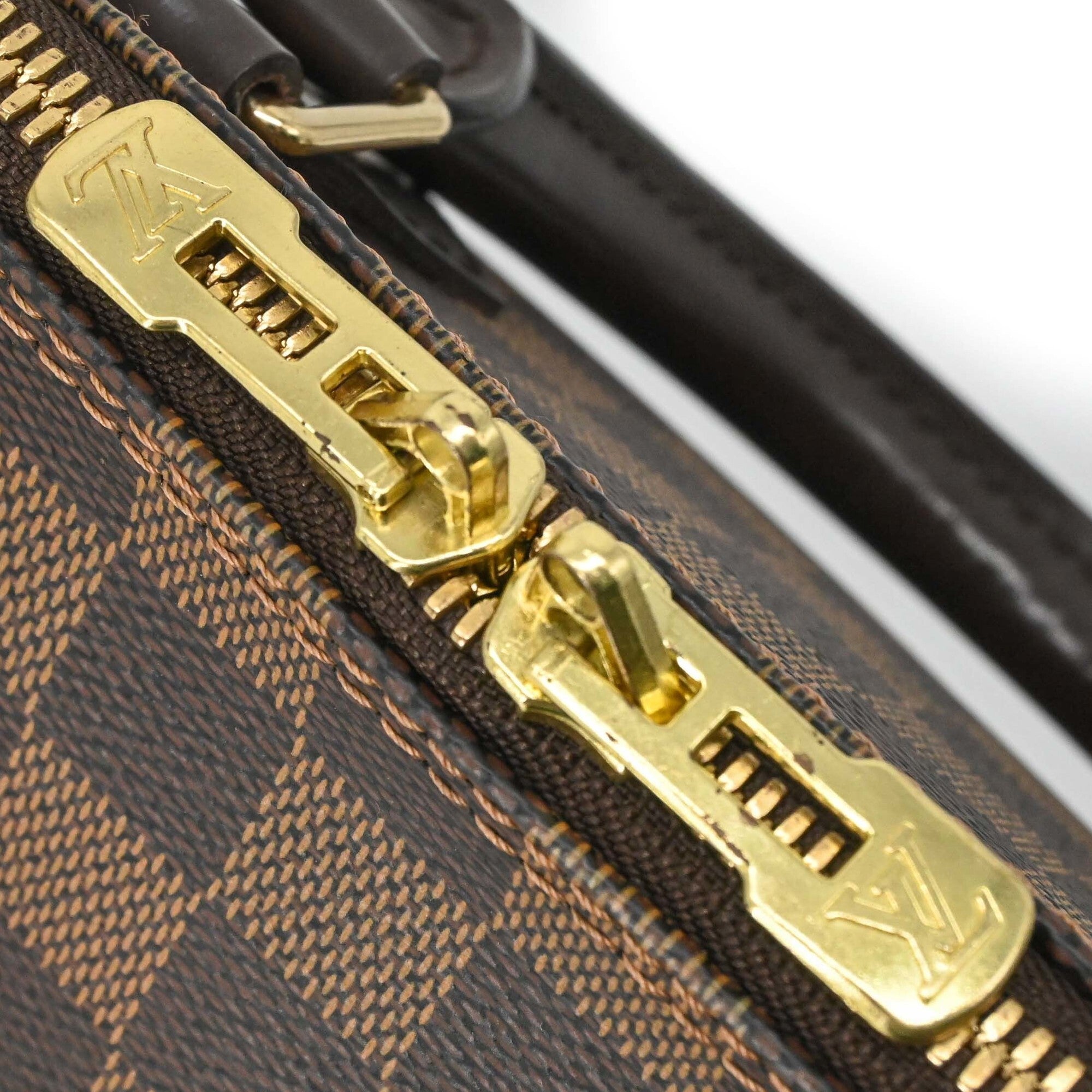 Louis Vuitton Brown Damier Canvas Ebene Canvas Damier Canvas Handbag (Pre-Owned)