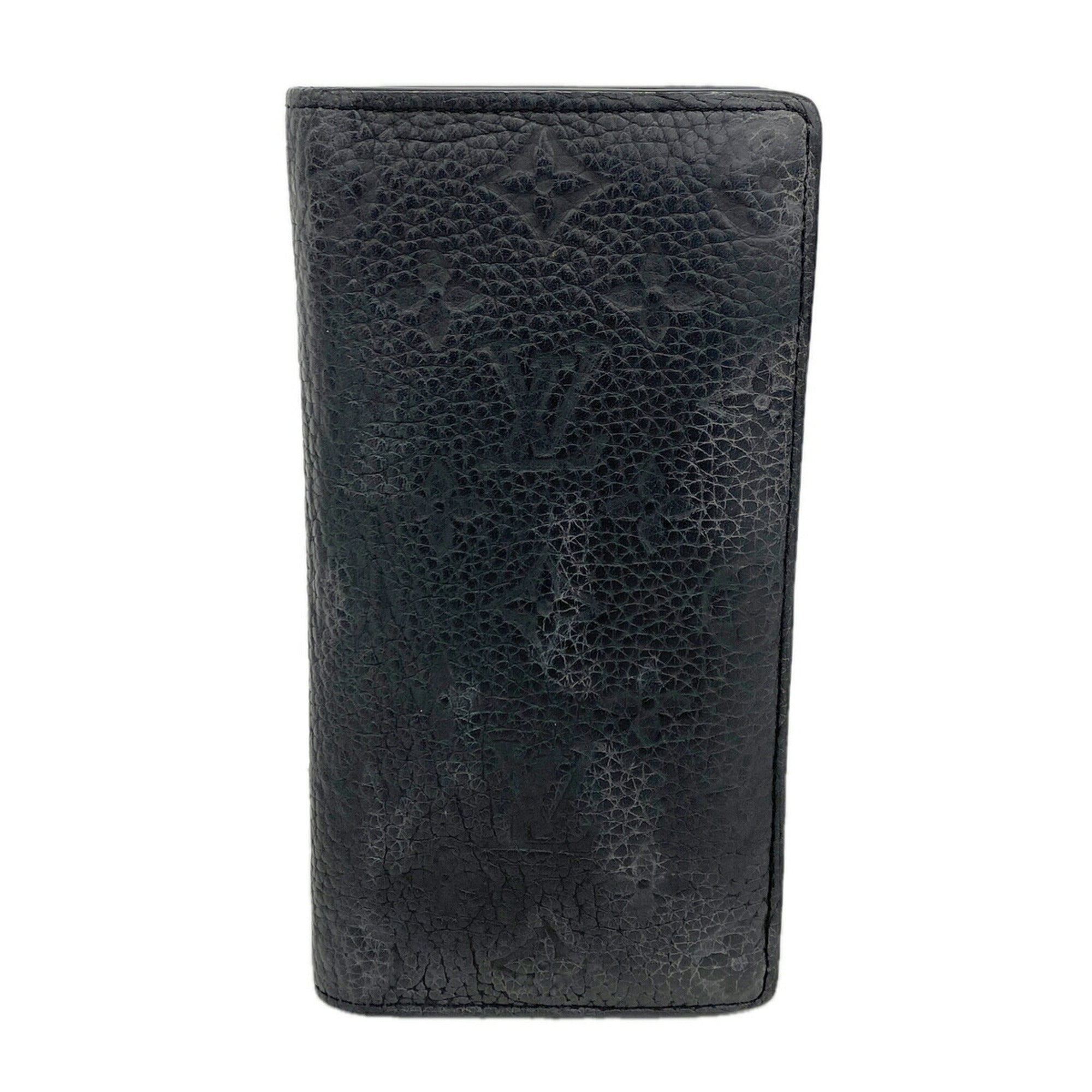 Louis Vuitton Black Long Wallet (Bi-Fold) (Pre-Owned)