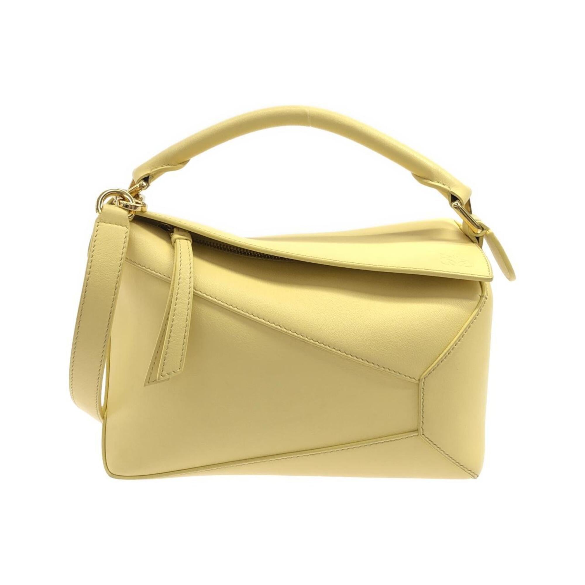 Loewe Yellow Leather Handbag (Pre-Owned)
