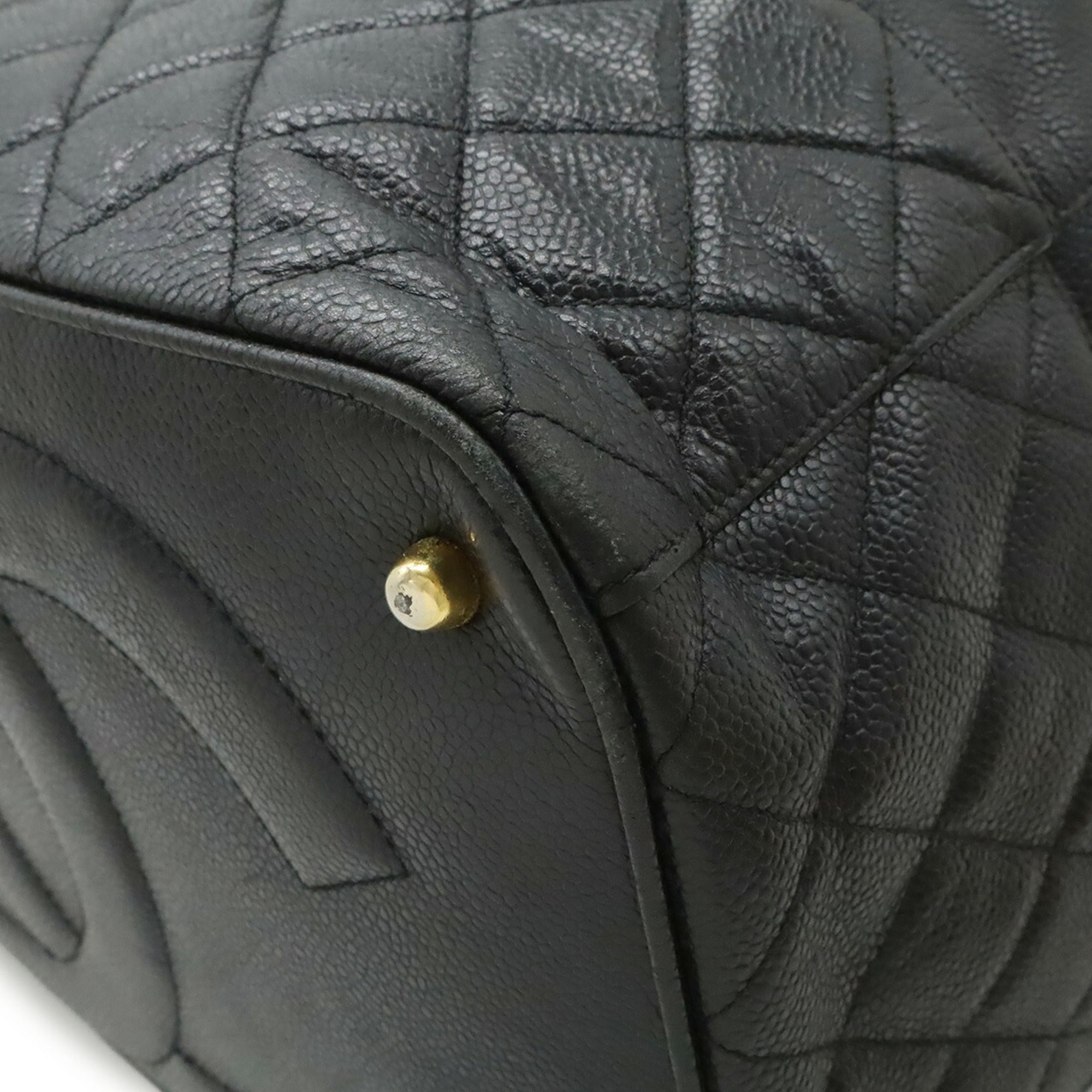 Chanel Black Grained Calfskin Backpack (Pre-Owned)