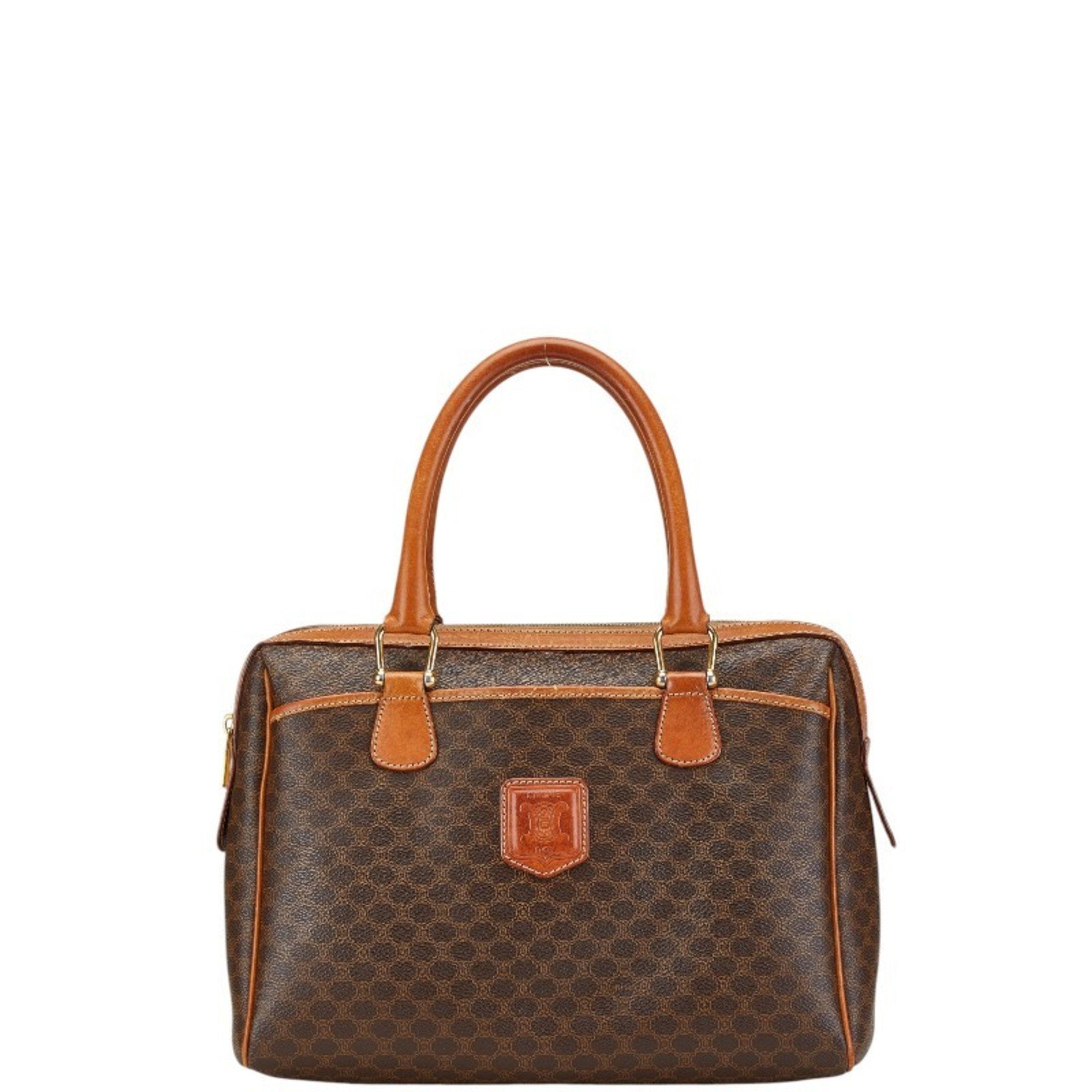 Celine Brown Pvc Leather Handbag (Pre-Owned)