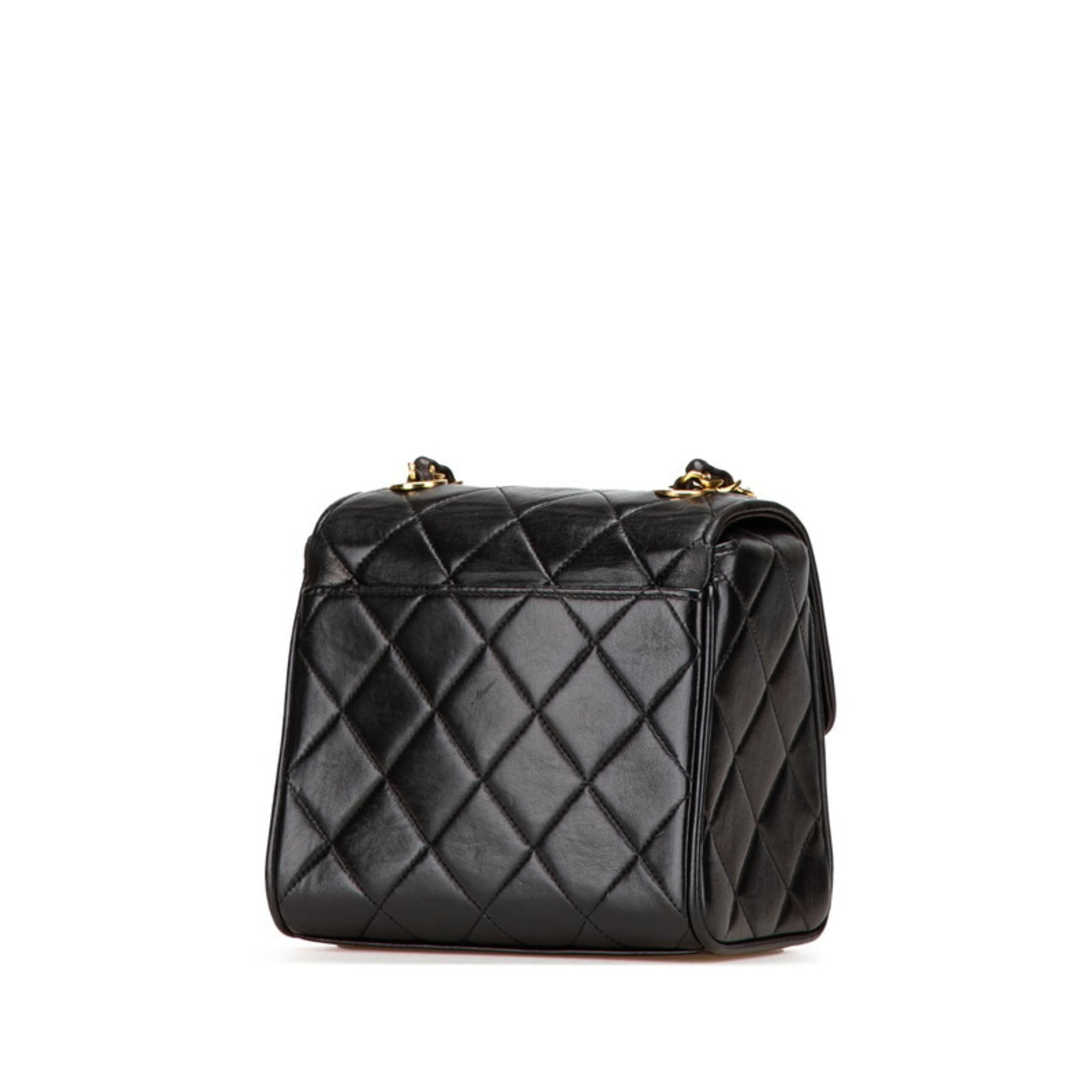 Chanel Black Leather Shoulder Bag (Pre-Owned)