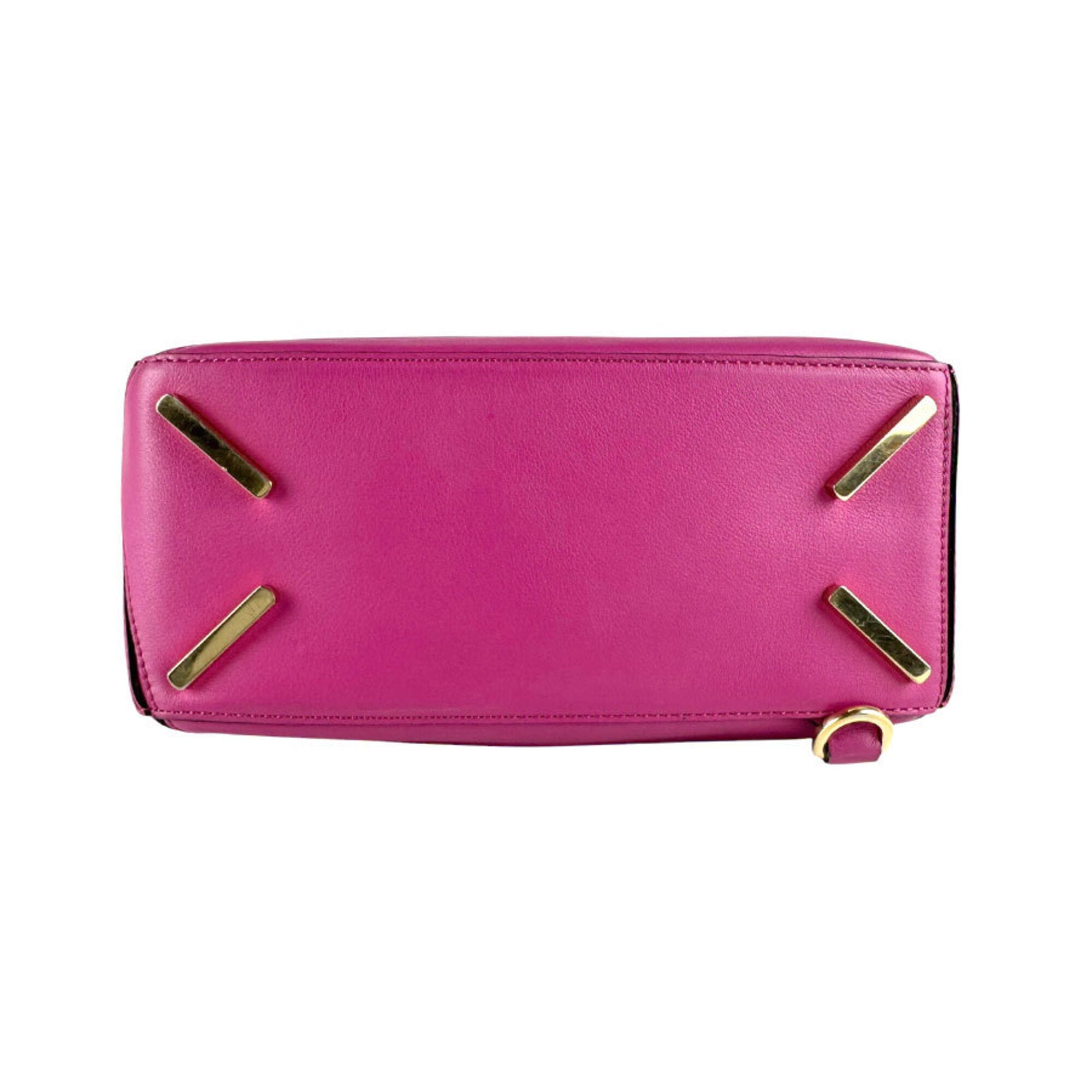 Loewe Pink Leather Handbag Shoulder Bag (Pre-Owned)