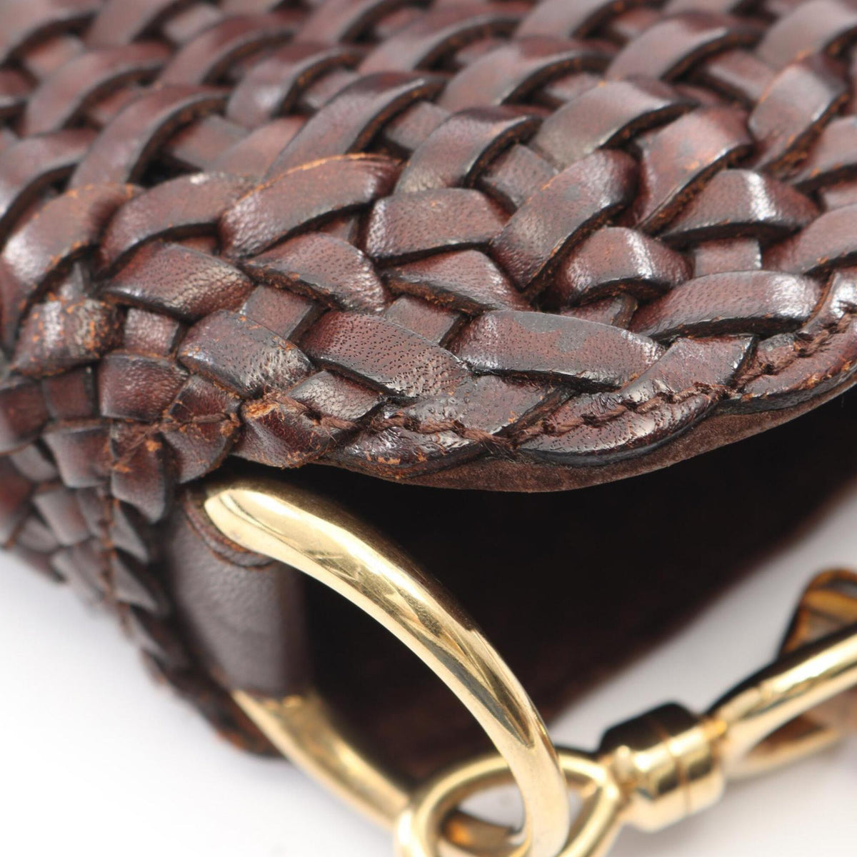 Gucci Brown Leather Handbag (Pre-Owned)