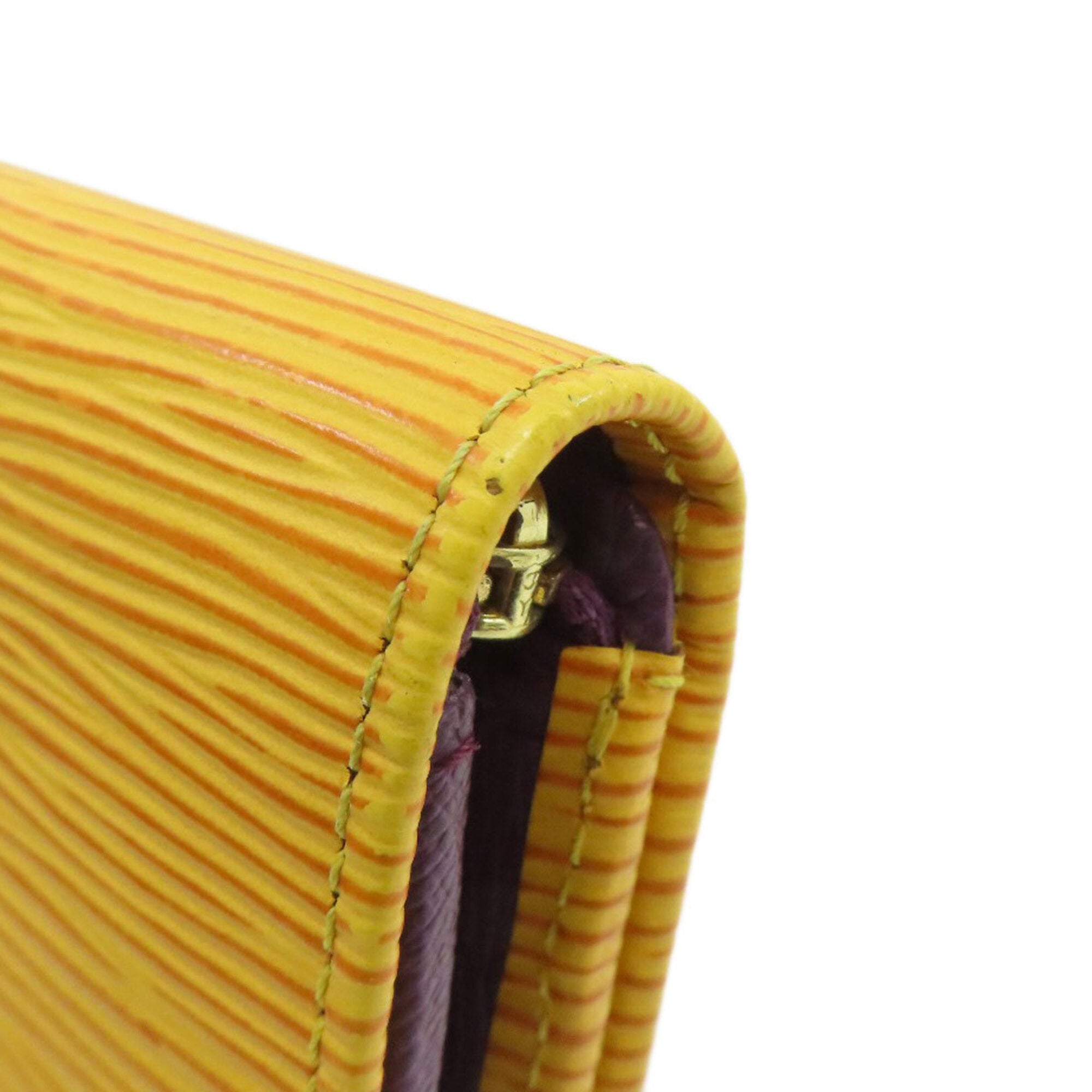 Louis Vuitton Jaune Epi Leather Wallet (Bi-Fold) (Pre-Owned)
