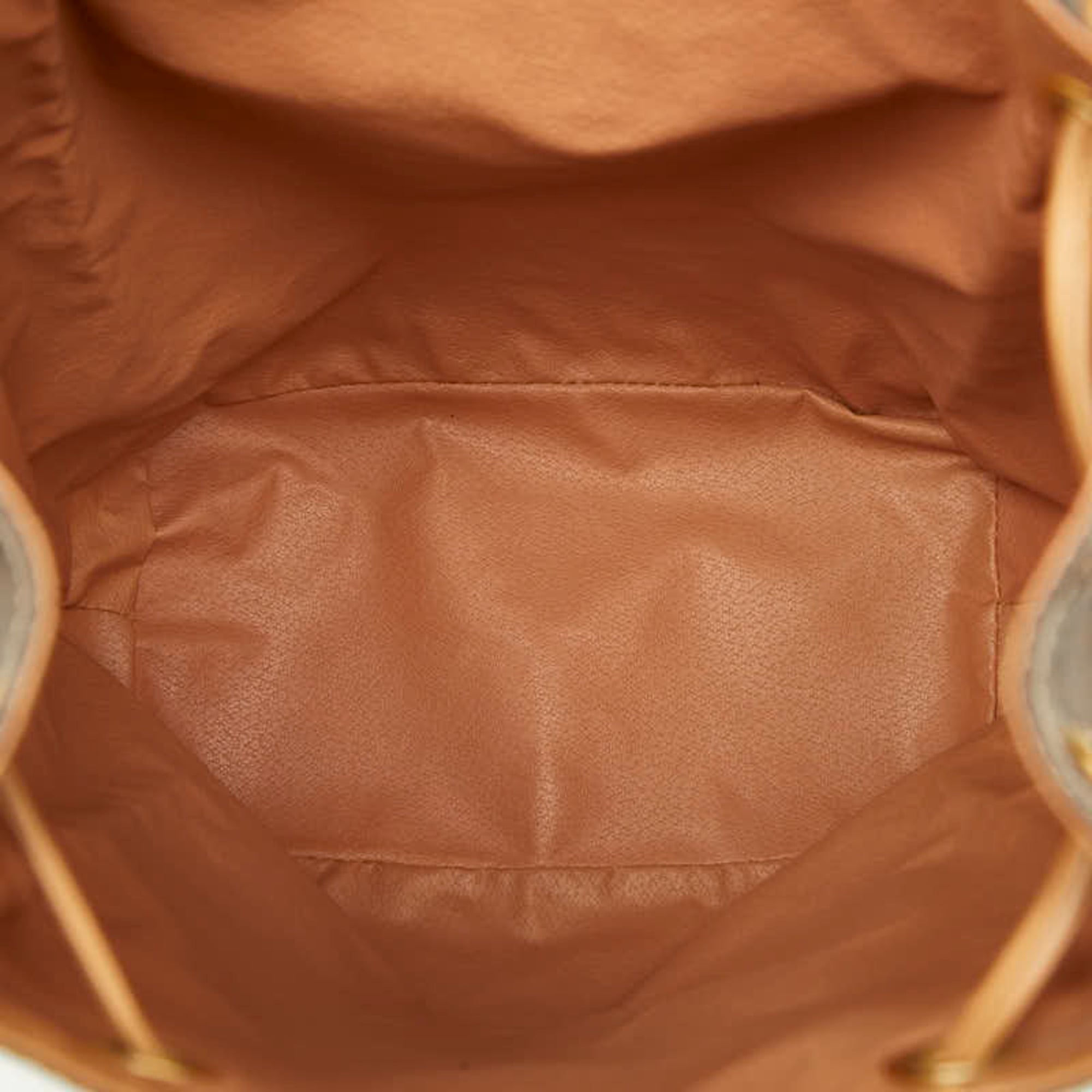 Celine Brown Pvc Leather Backpack (Pre-Owned)