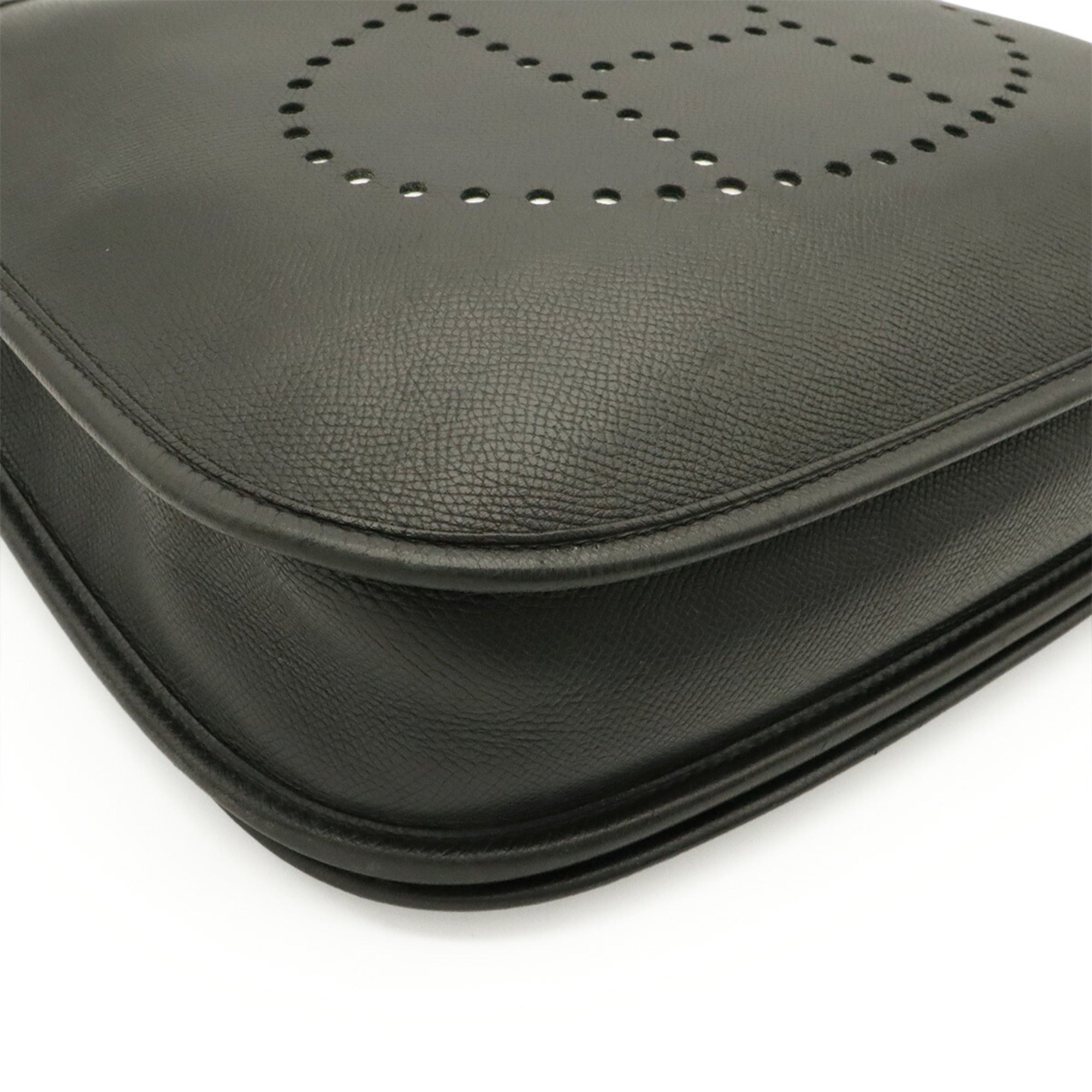 Hermes Black Epsom Leather Shoulder Bag (Pre-Owned)