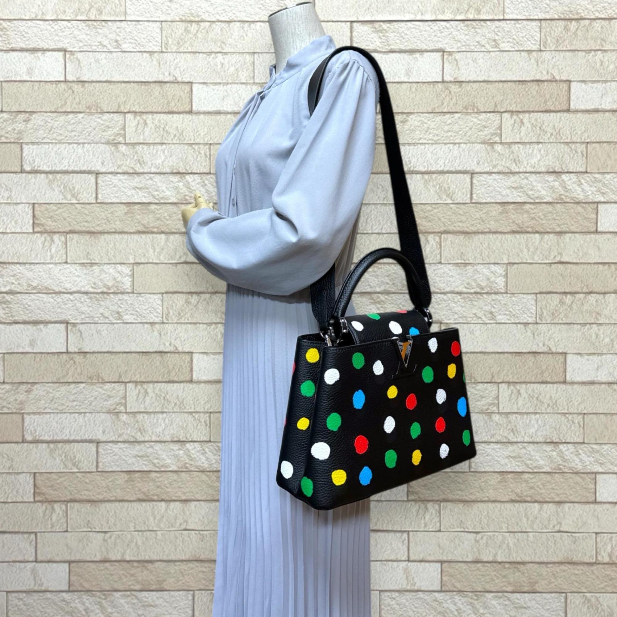 Louis Vuitton Black Multi-Color Leather Shoulder Bag (Pre-Owned)