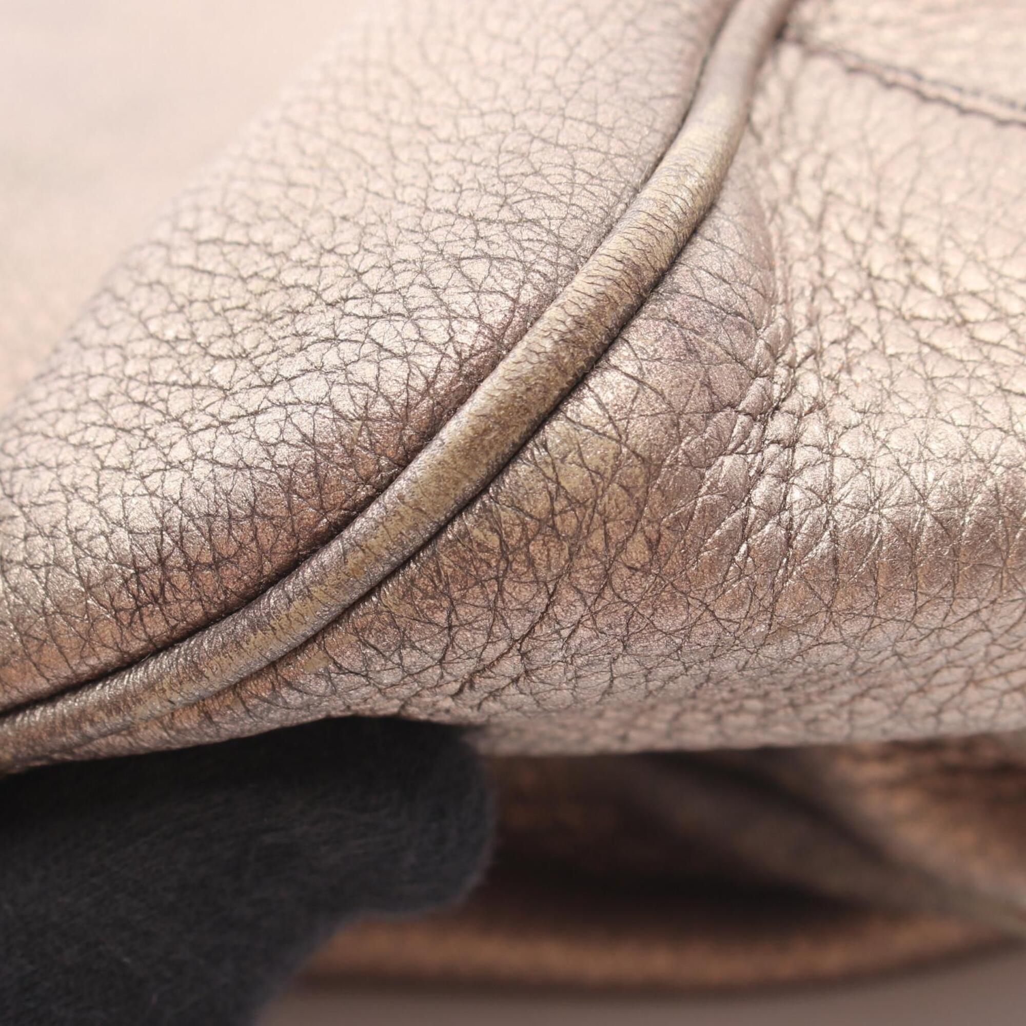 Prada Brown Leather Handbag Tote Bag (Pre-Owned)