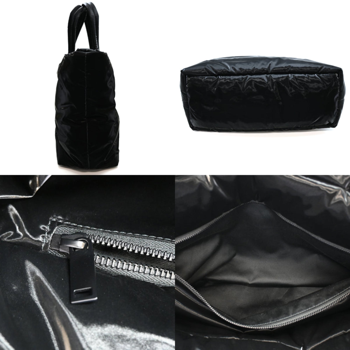 Saint Laurent Black Nylon Tote Bag (Pre-Owned)