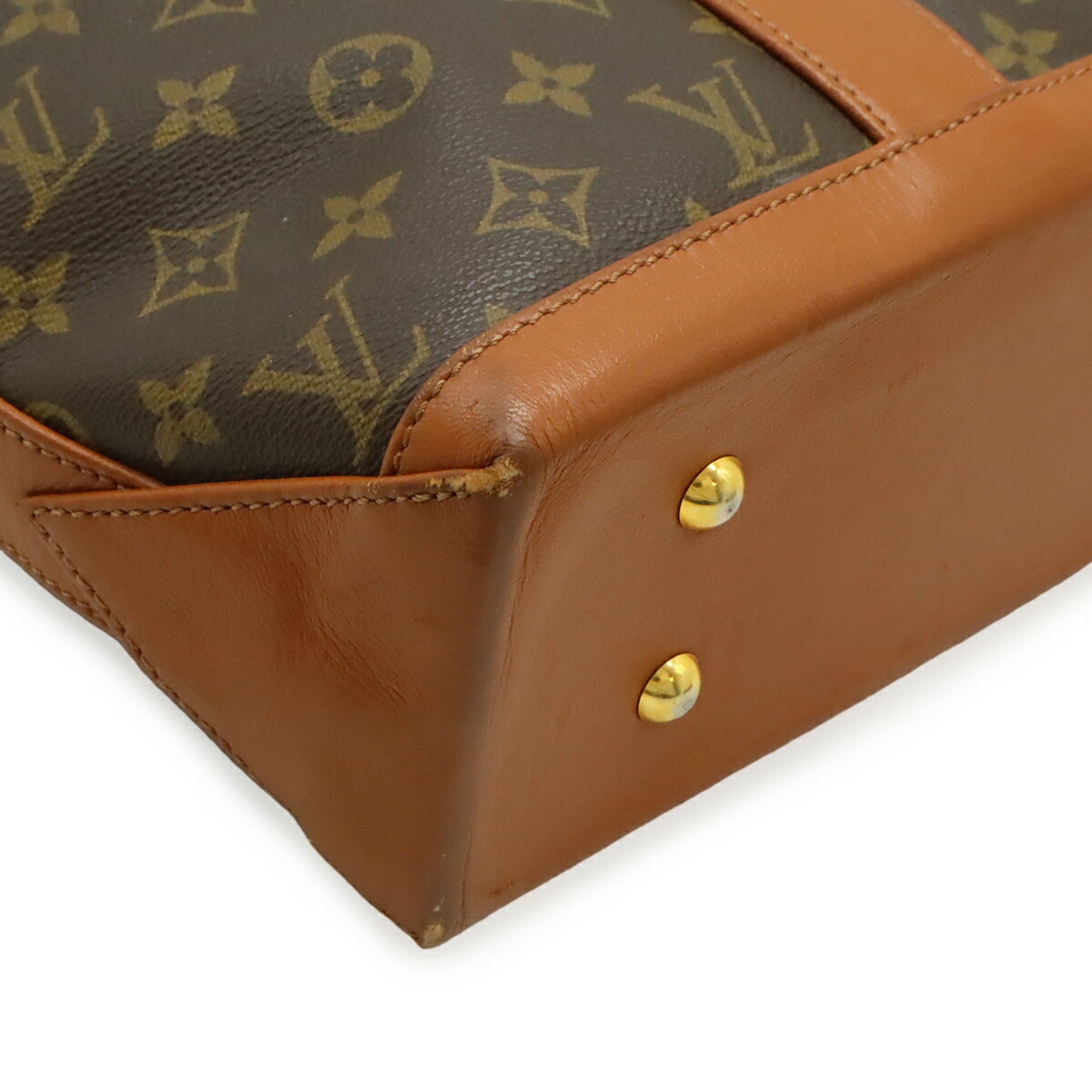 Louis Vuitton Brown Monogram Monogram Canvas Pvc Shoulder Bag Tote Bag (Pre-Owned)