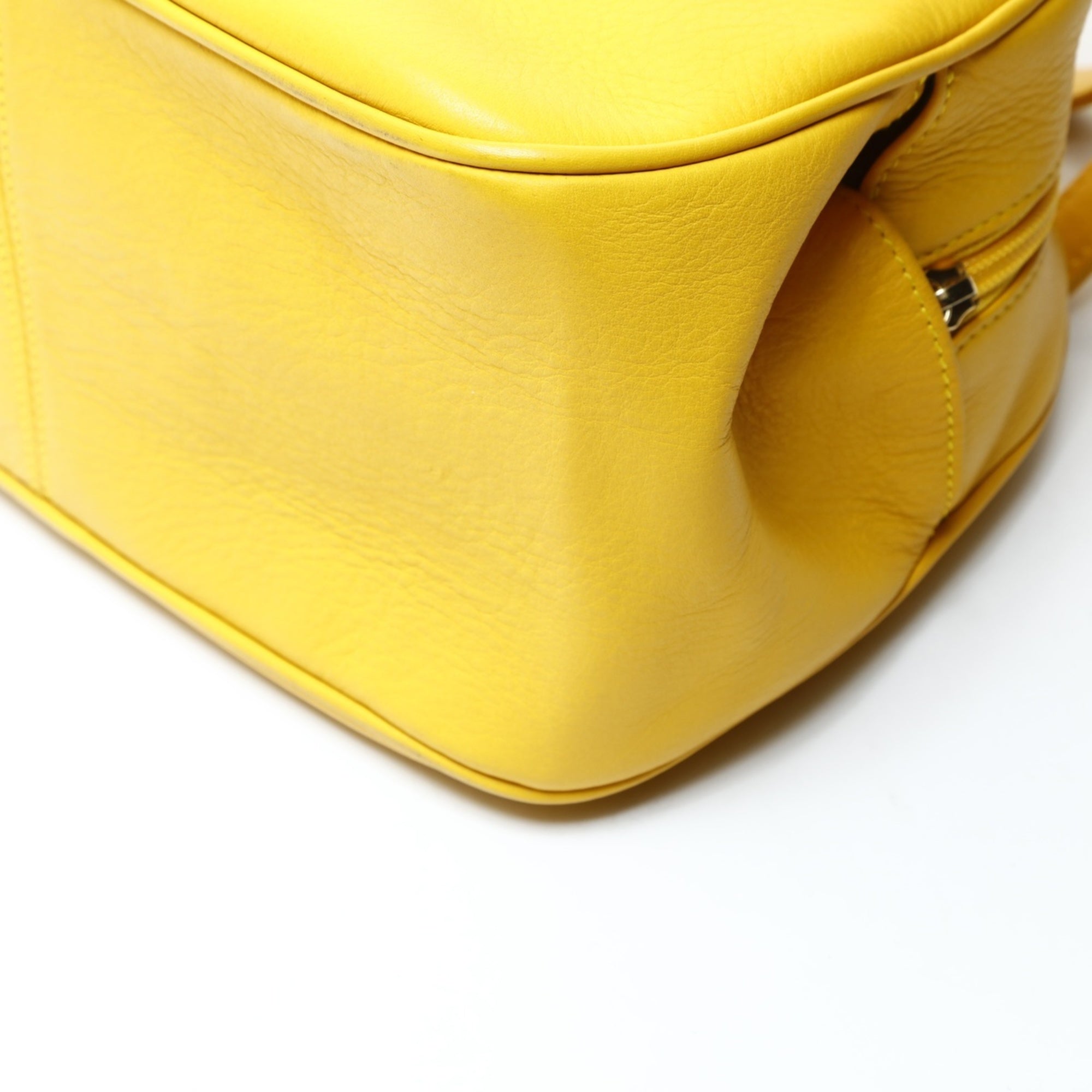 Christian Dior Yellow Leather Handbag (Pre-Owned)
