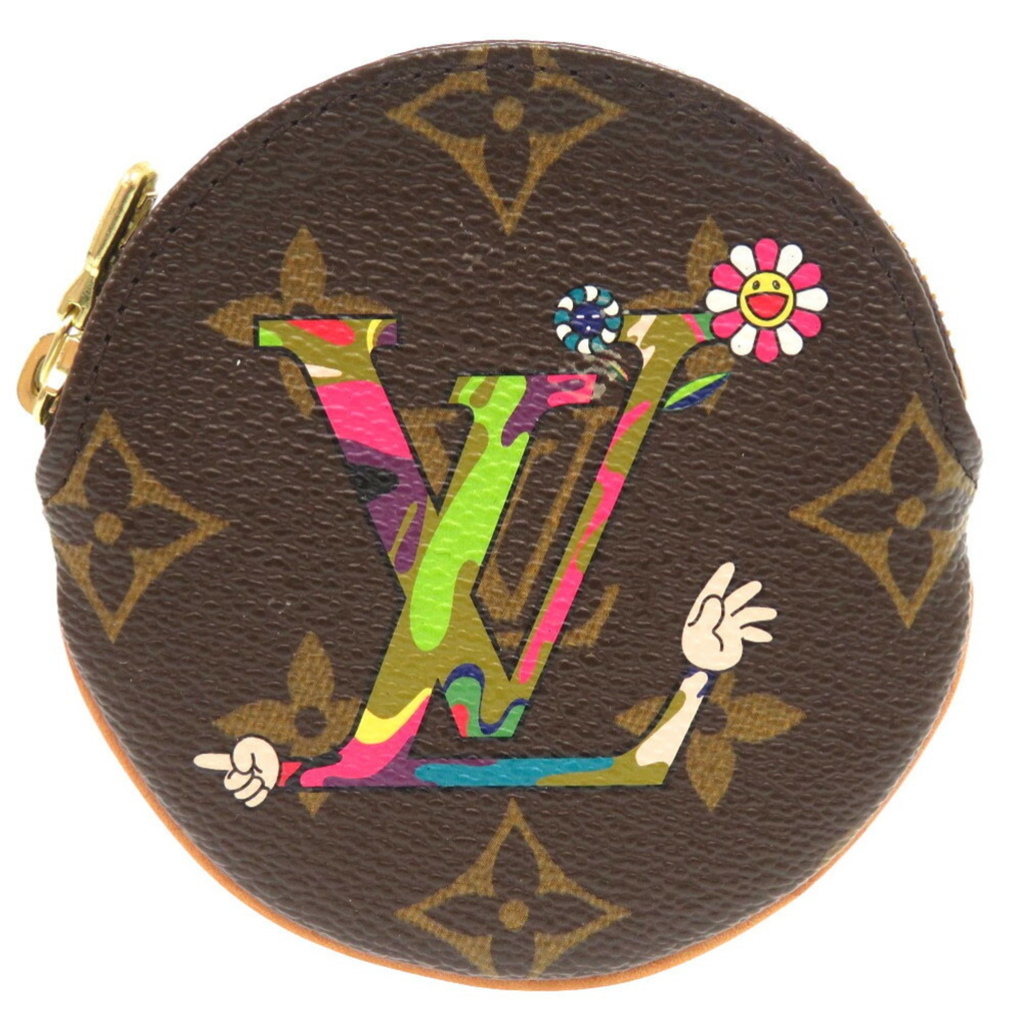 Louis Vuitton Brown Monogram Coin Purse/Coin Case (Pre-Owned)