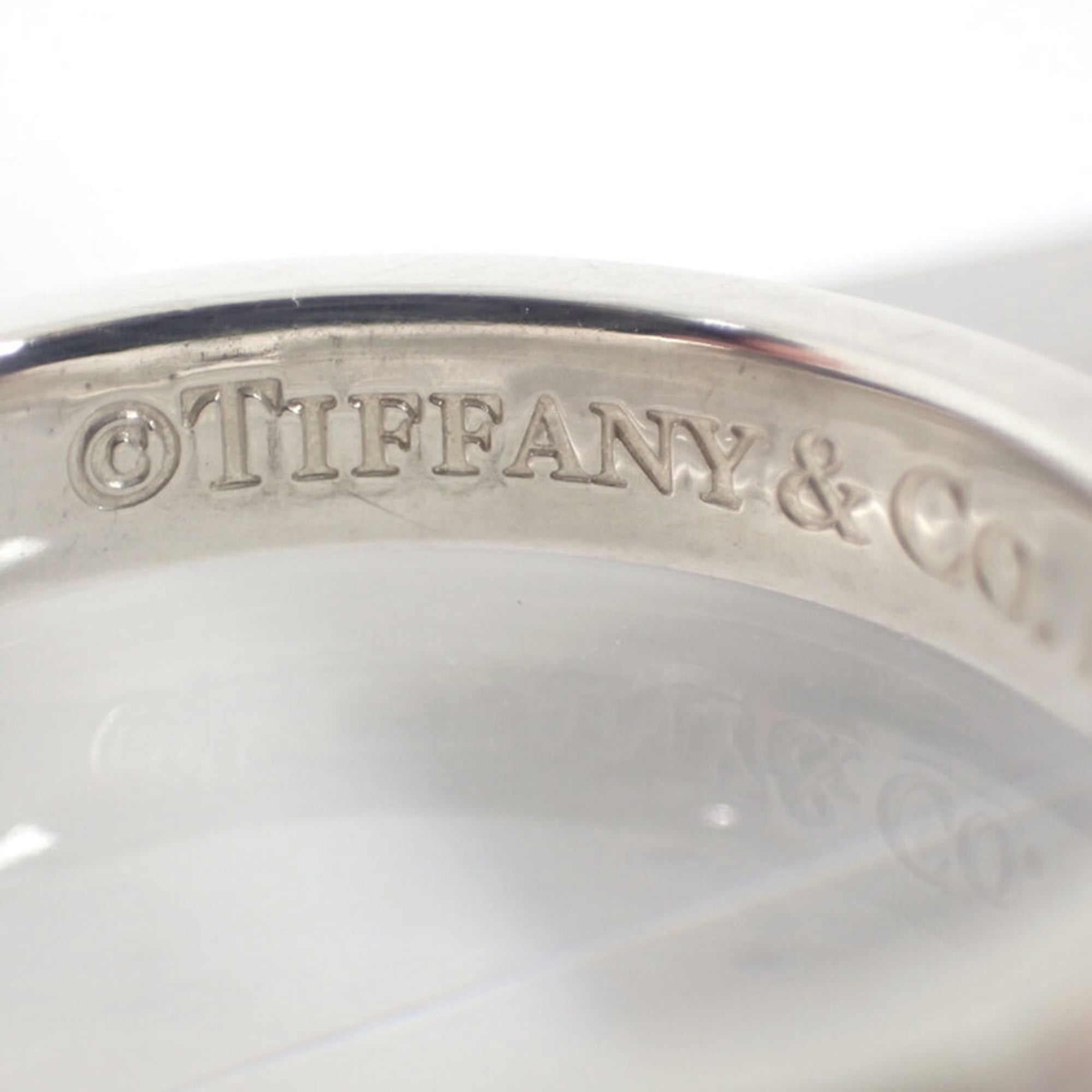 Tiffany Sterling Silver 925 Band Ring (Pre-Owned)