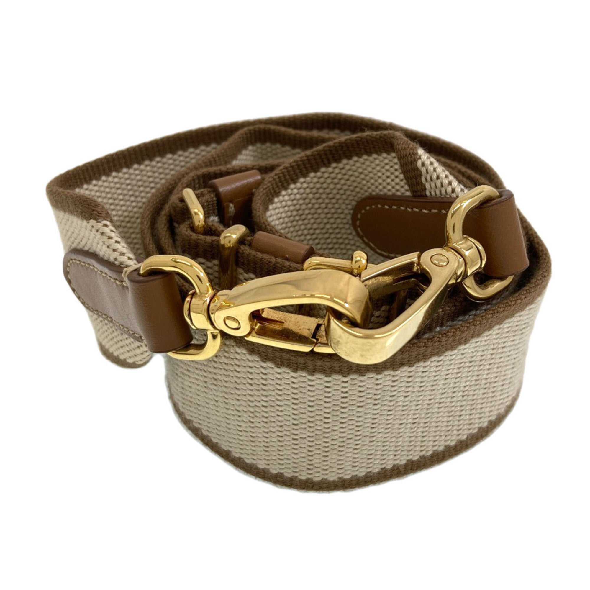 Miu Miu Brown Canvas Handbag (Pre-Owned)