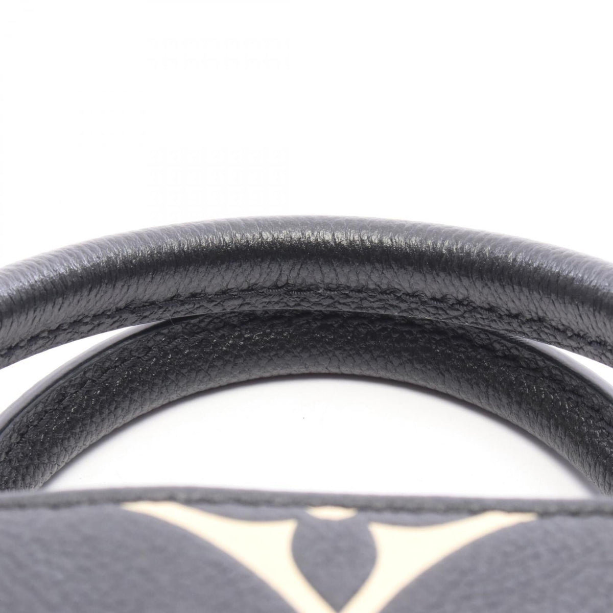 Louis Vuitton Beige Black Monogram Empreinte Handbag (Pre-Owned)