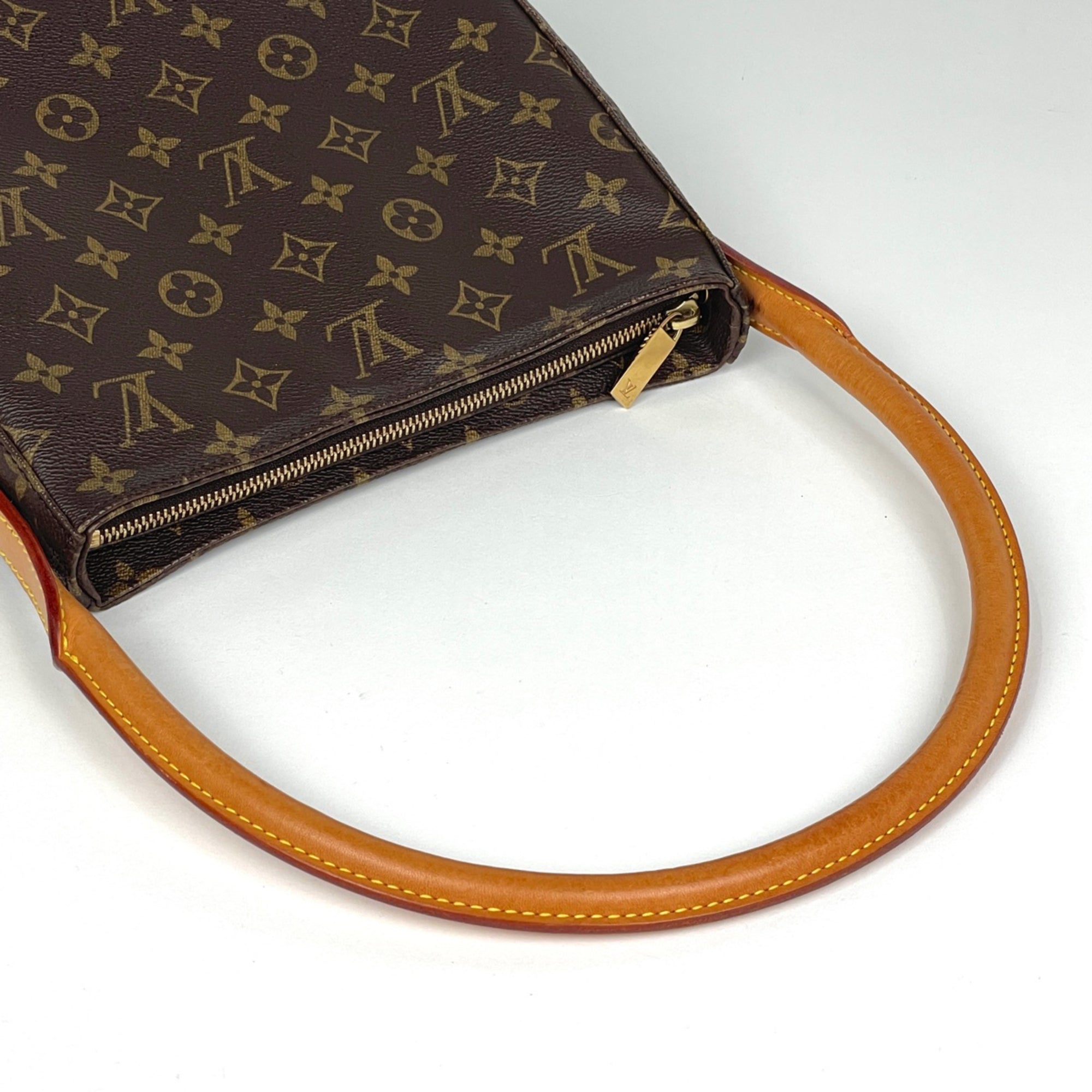 Louis Vuitton Brown Monogram Shoulder Bag (Pre-Owned)