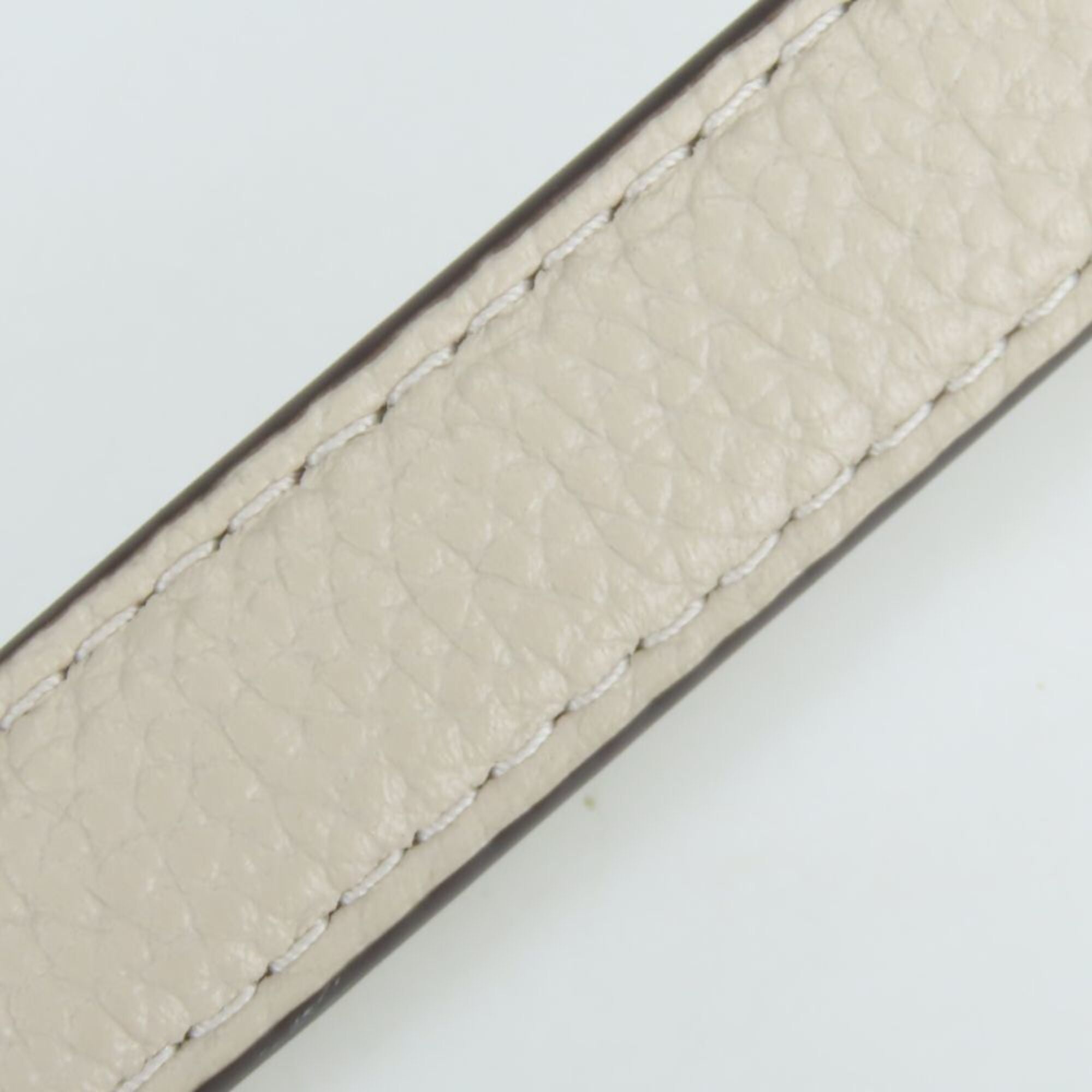 Kate Spade Grayish Ivory Leather Handbag (Pre-Owned)