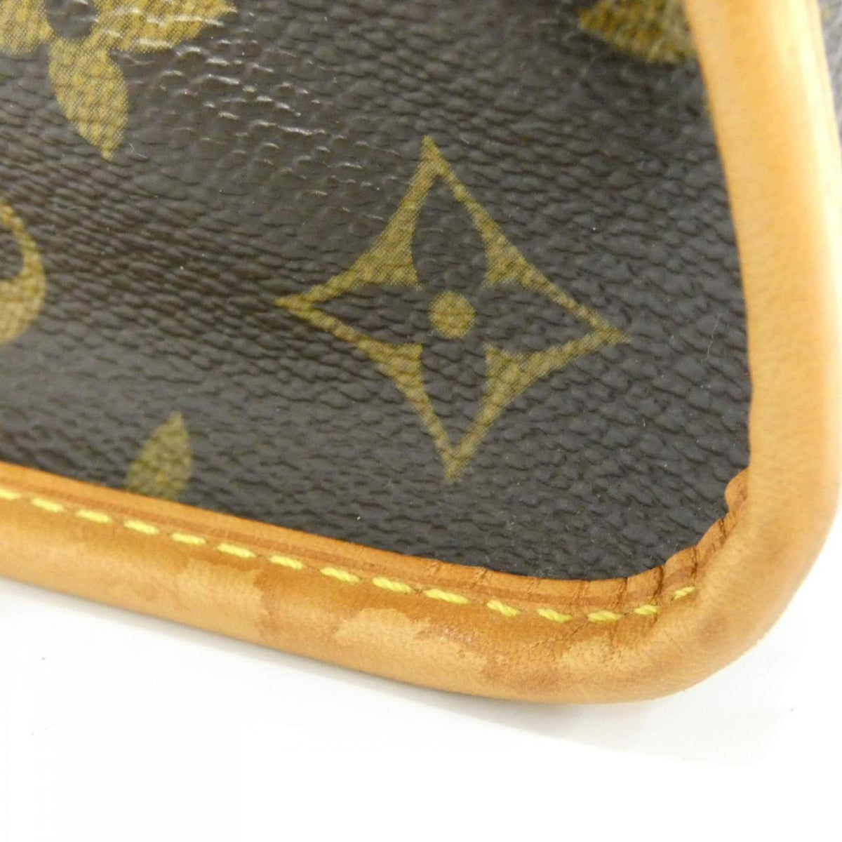 Louis Vuitton Monogram Marron Coated Canvas Shoulder Bag (Pre-Owned)