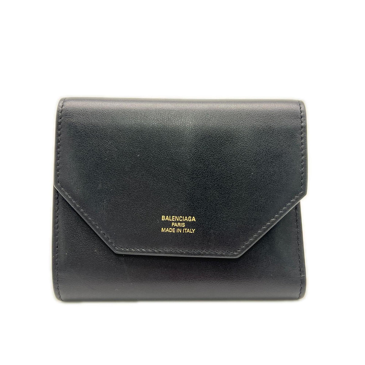 Balenciaga Black Wallet (Tri-Fold) (Pre-Owned)